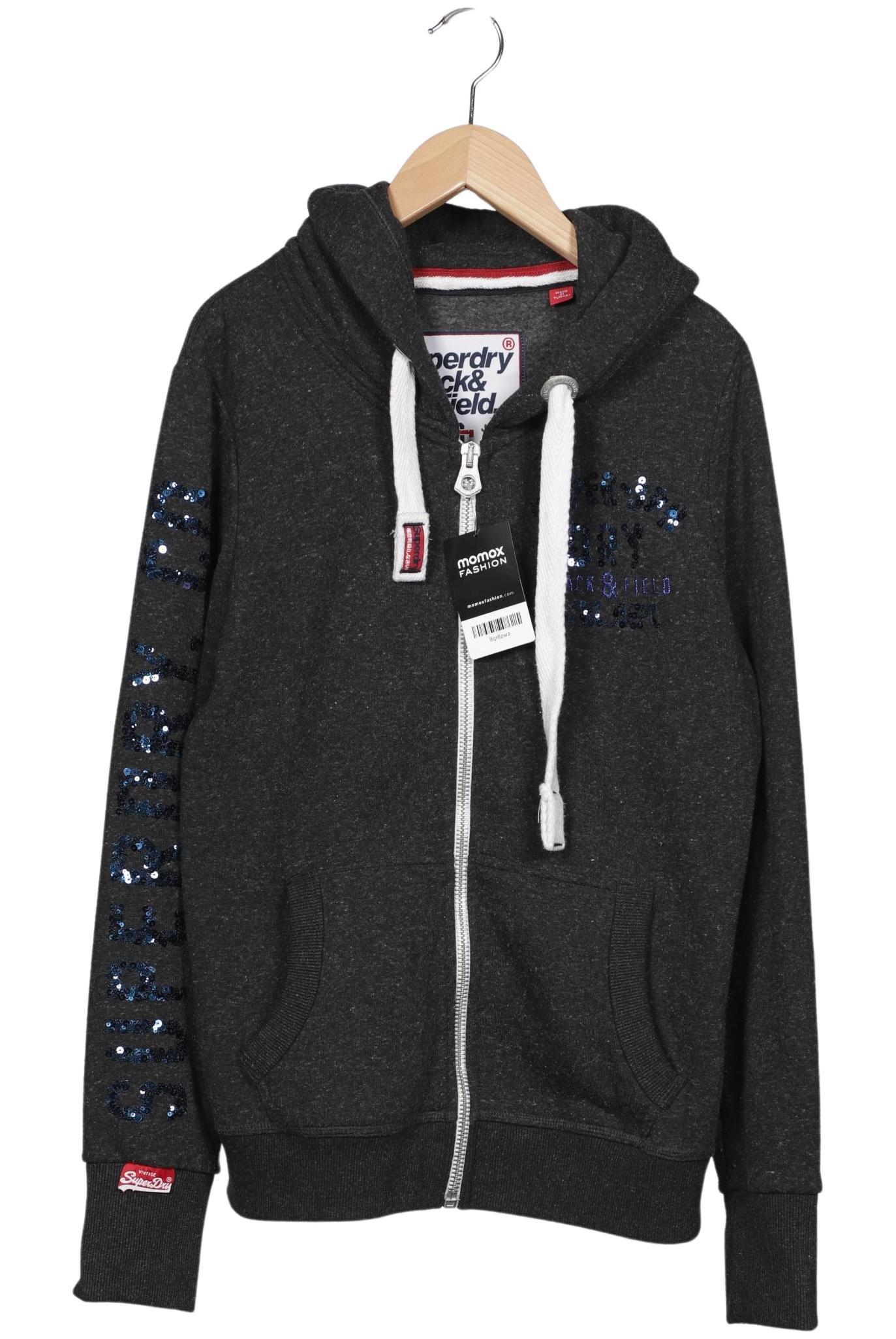 

Superdry Damen Kapuzenpullover, grau, Gr. 38