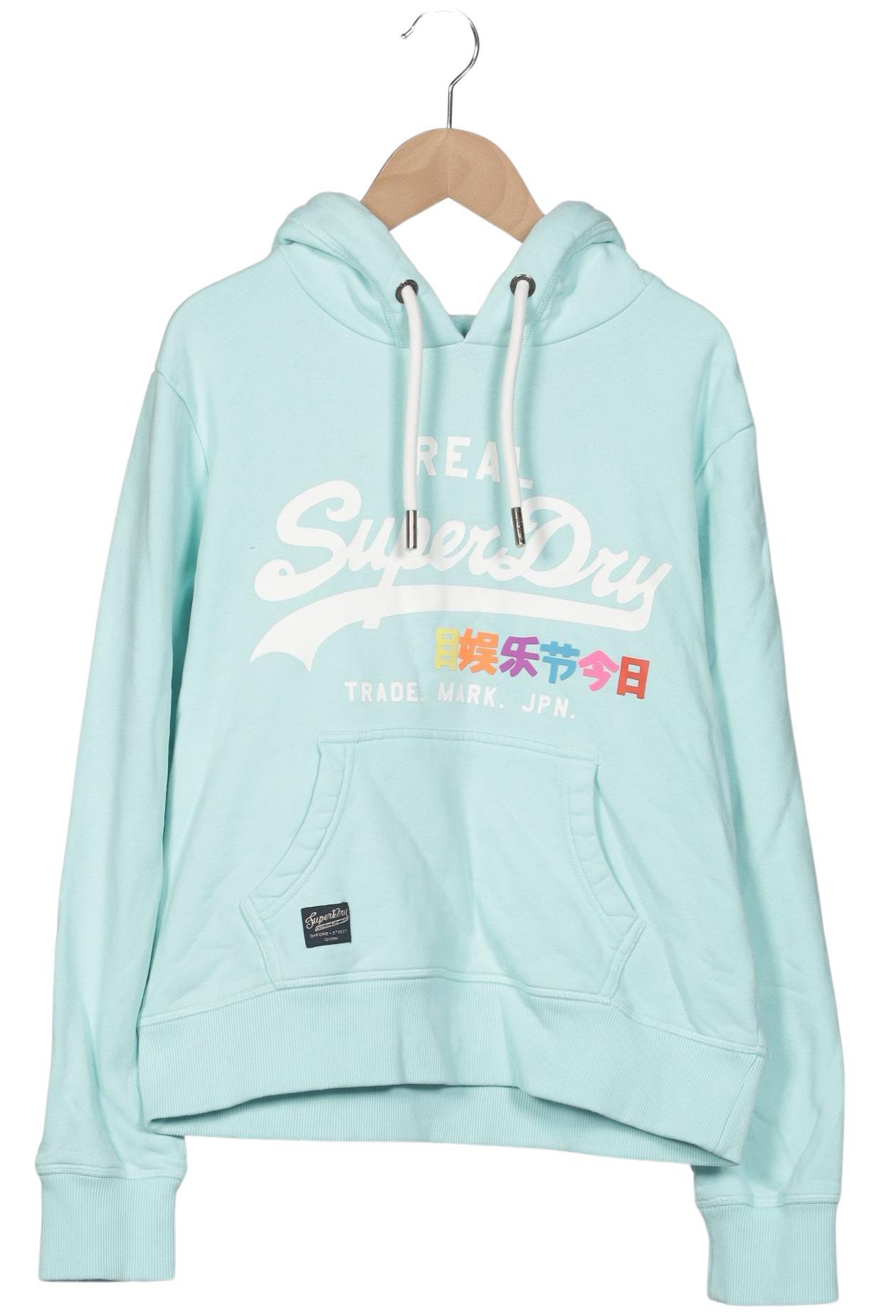 

Superdry Damen Kapuzenpullover, türkis, Gr. 38