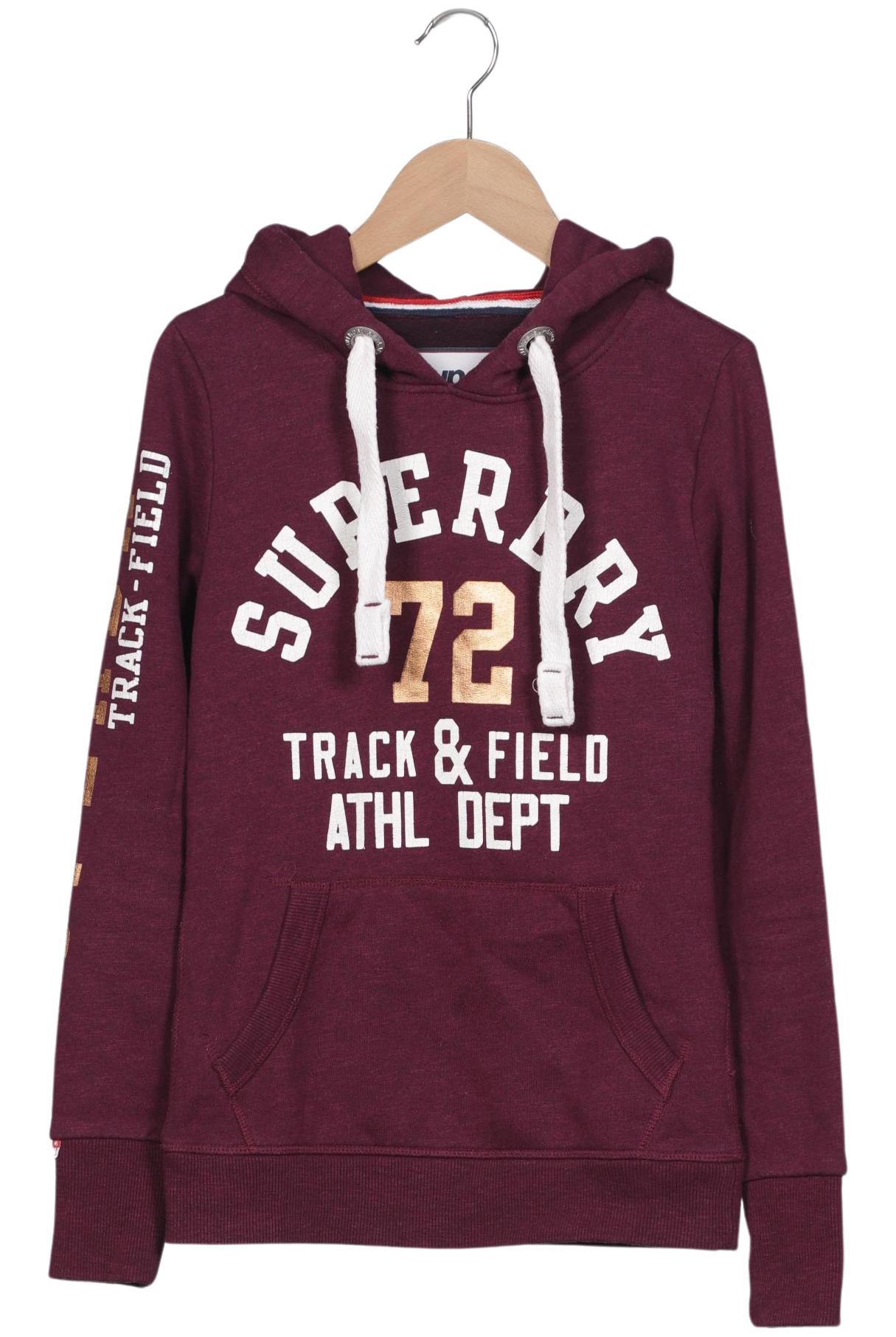 

Superdry Damen Kapuzenpullover, bordeaux, Gr. 32