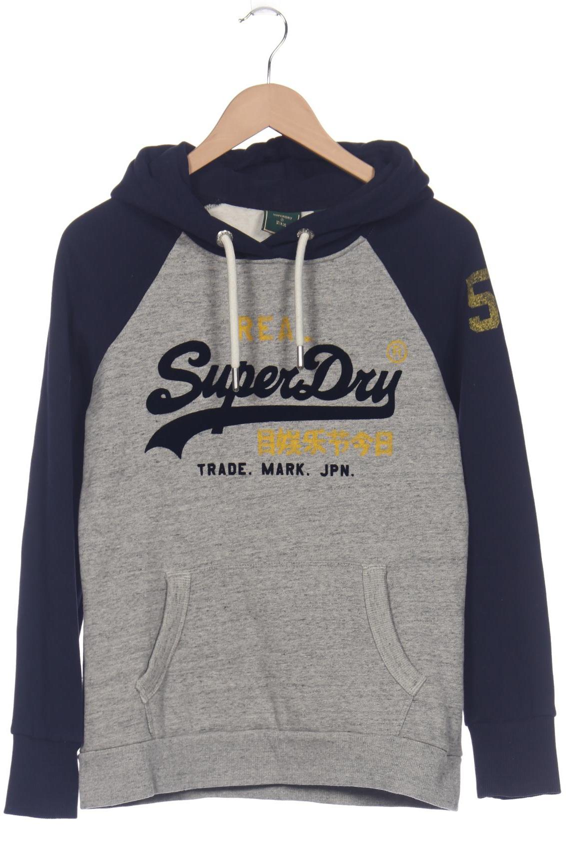 

Superdry Damen Kapuzenpullover, grau, Gr. 38