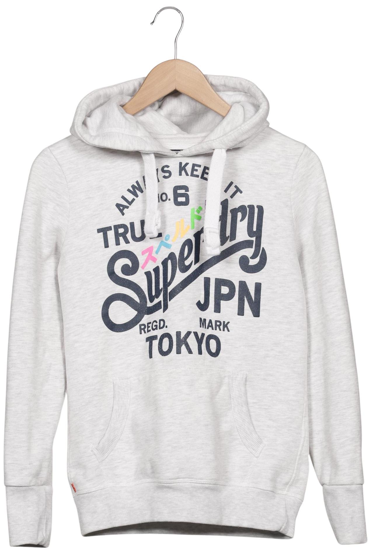 

Superdry Damen Kapuzenpullover, grau, Gr. 36