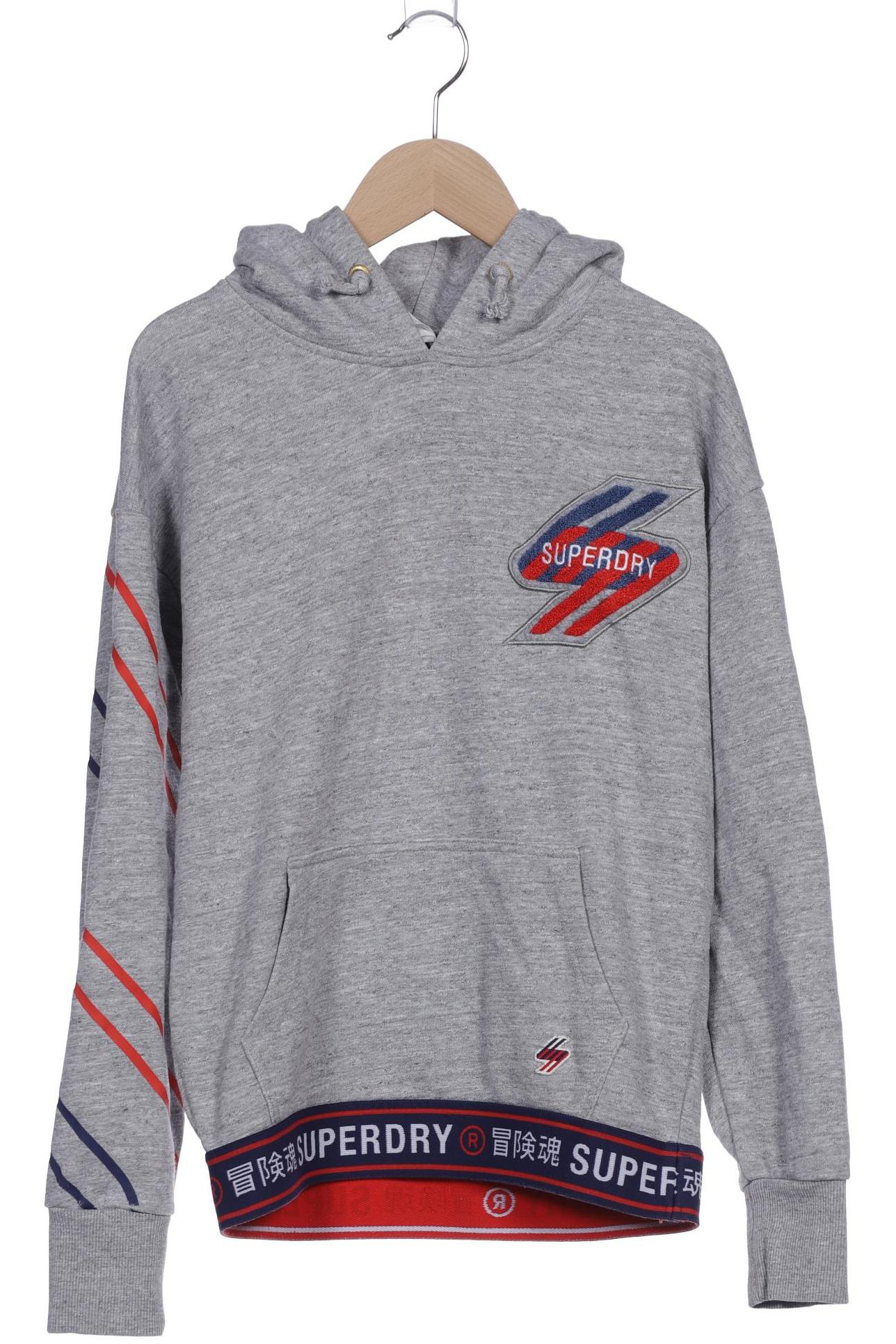 

Superdry Damen Kapuzenpullover, grau, Gr. 38