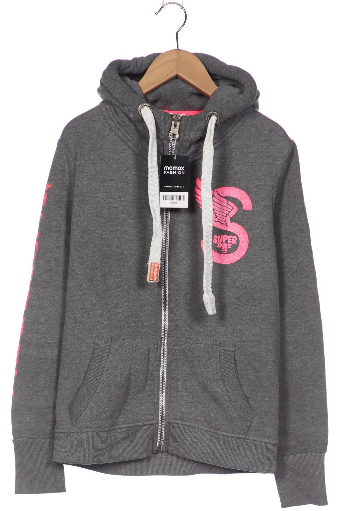 

Superdry Damen Kapuzenpullover, grau, Gr. 36