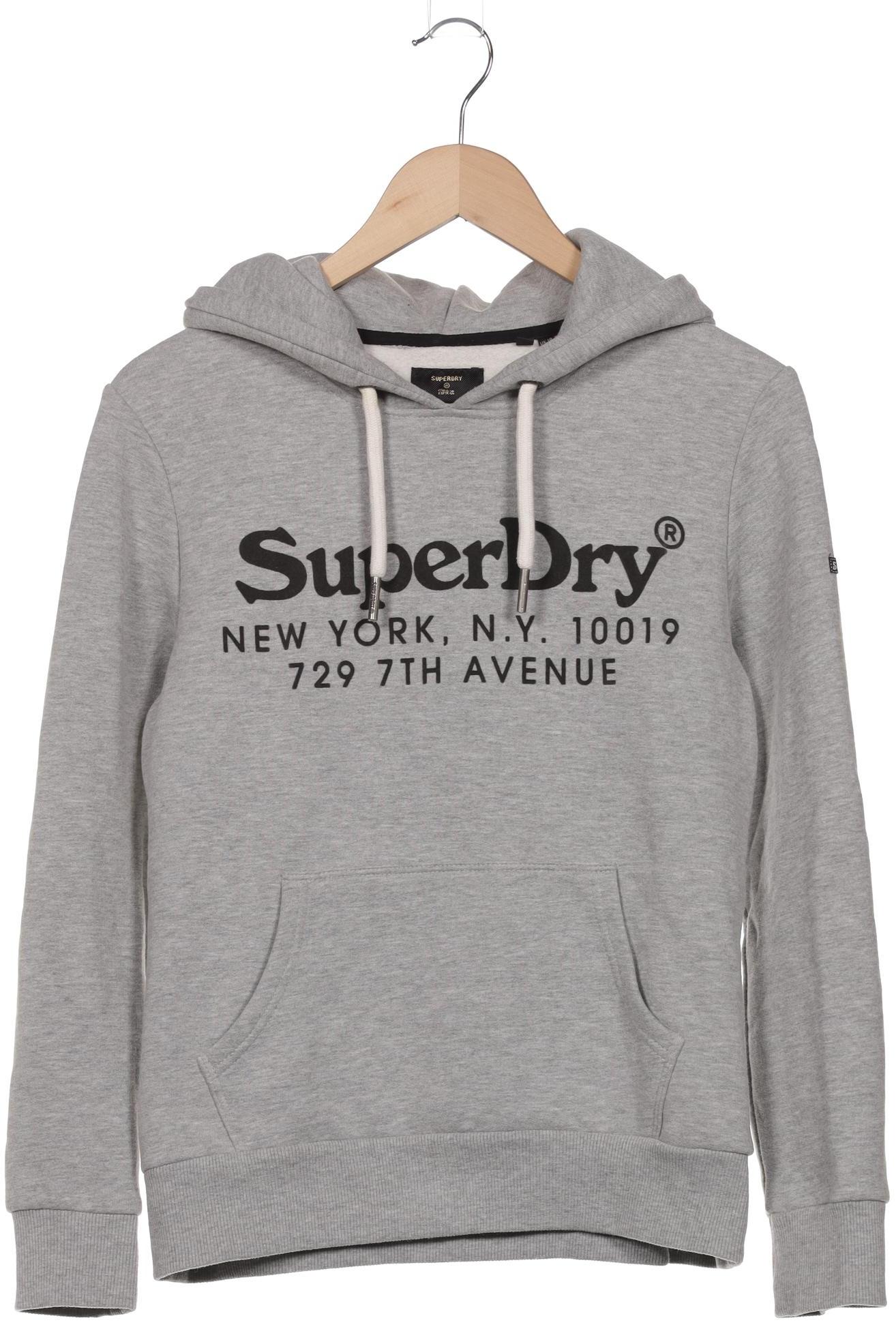 

Superdry Damen Kapuzenpullover, grau, Gr. 38