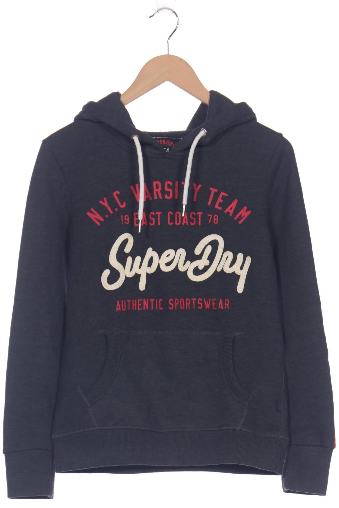 

Superdry Damen Kapuzenpullover, grau, Gr. 38