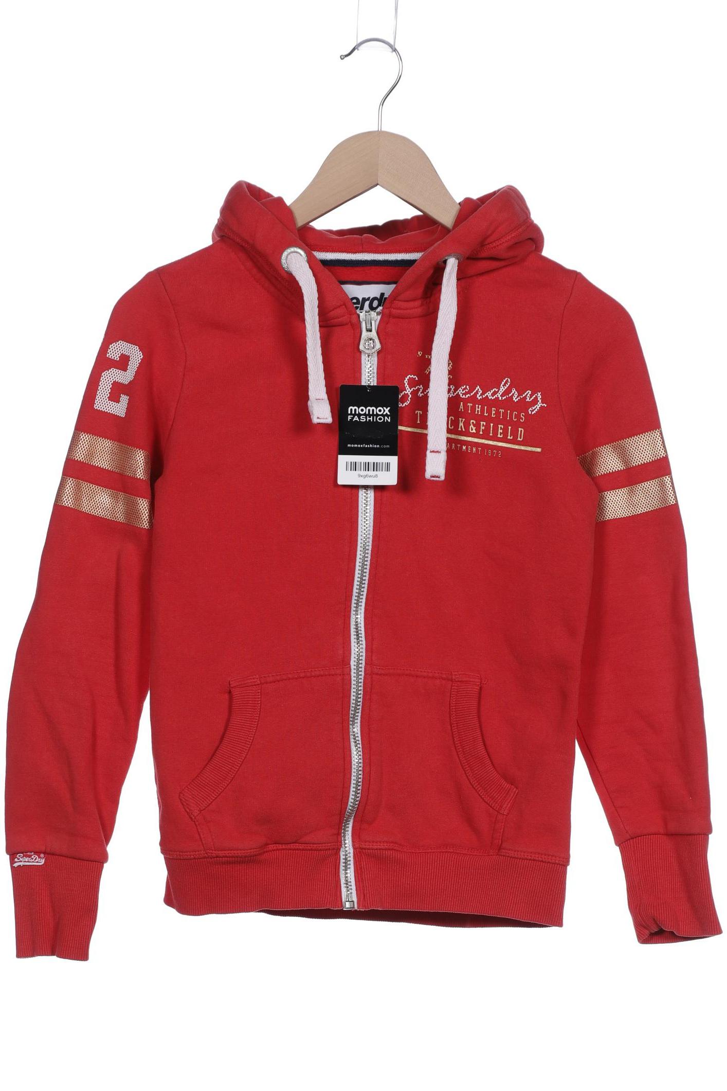 

Superdry Damen Kapuzenpullover, rot, Gr. 36