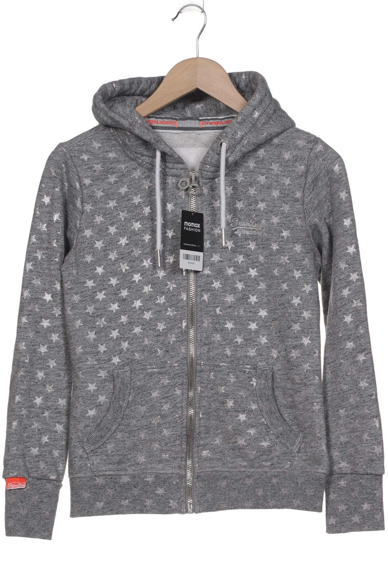 

Superdry Damen Kapuzenpullover, grau, Gr. 38