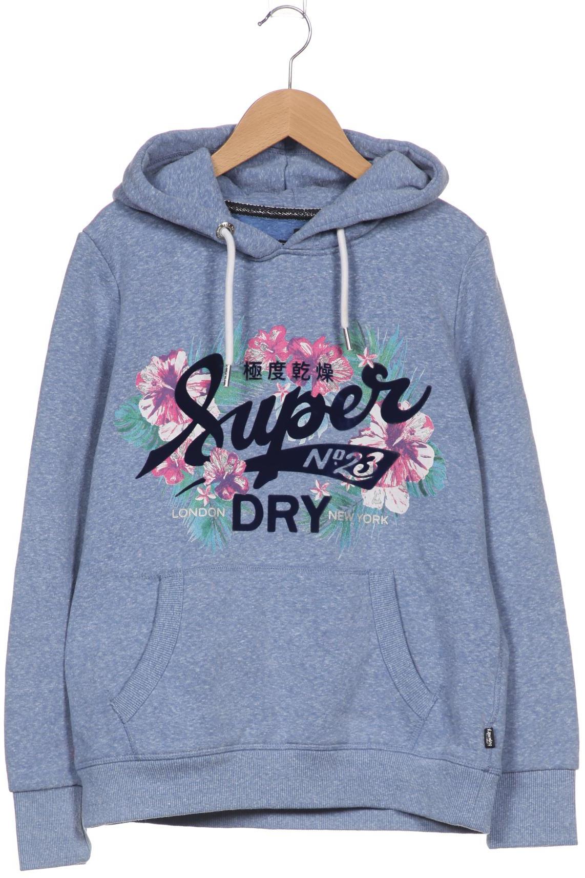 

Superdry Damen Kapuzenpullover, blau, Gr. 42