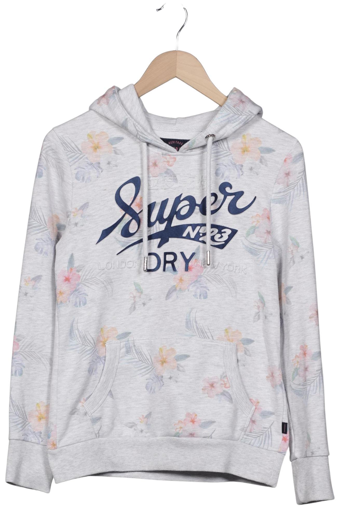 

Superdry Damen Kapuzenpullover, grau, Gr. 40