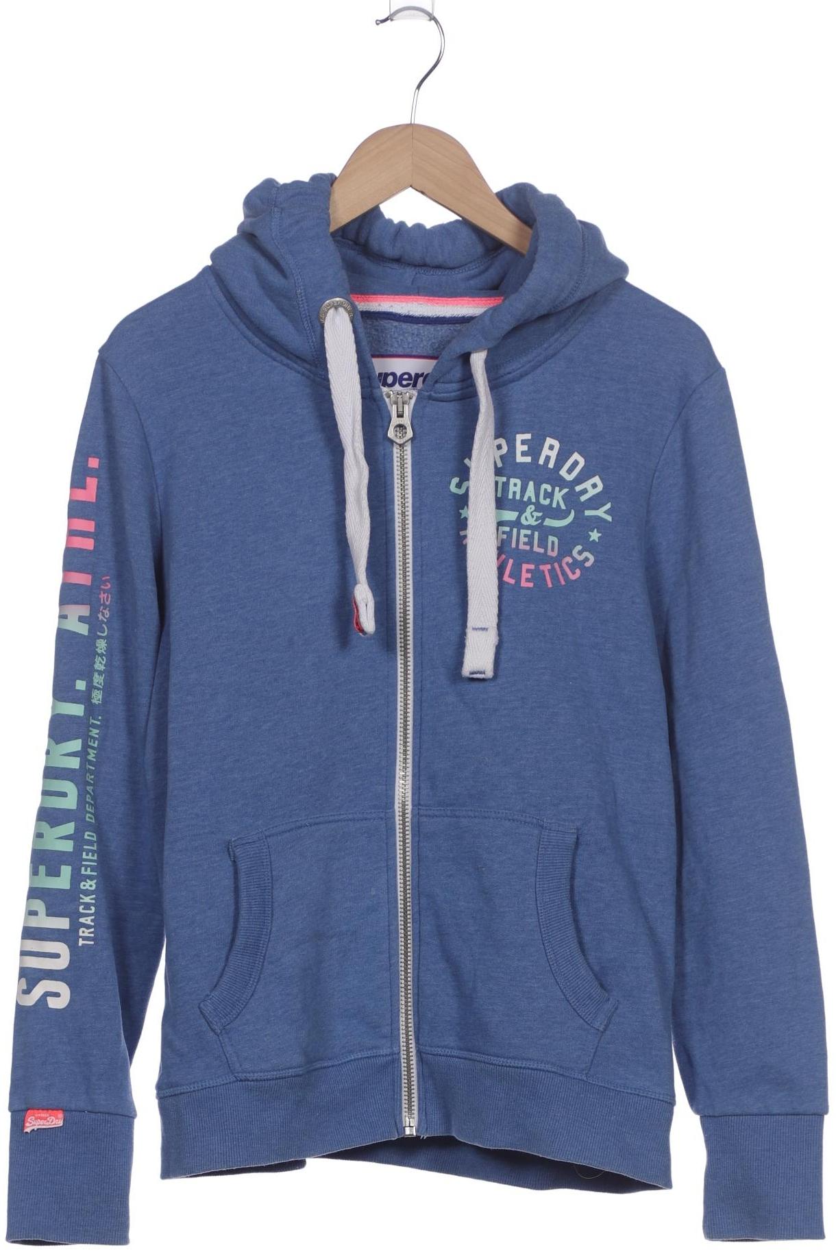 

Superdry Damen Kapuzenpullover, blau, Gr. 44