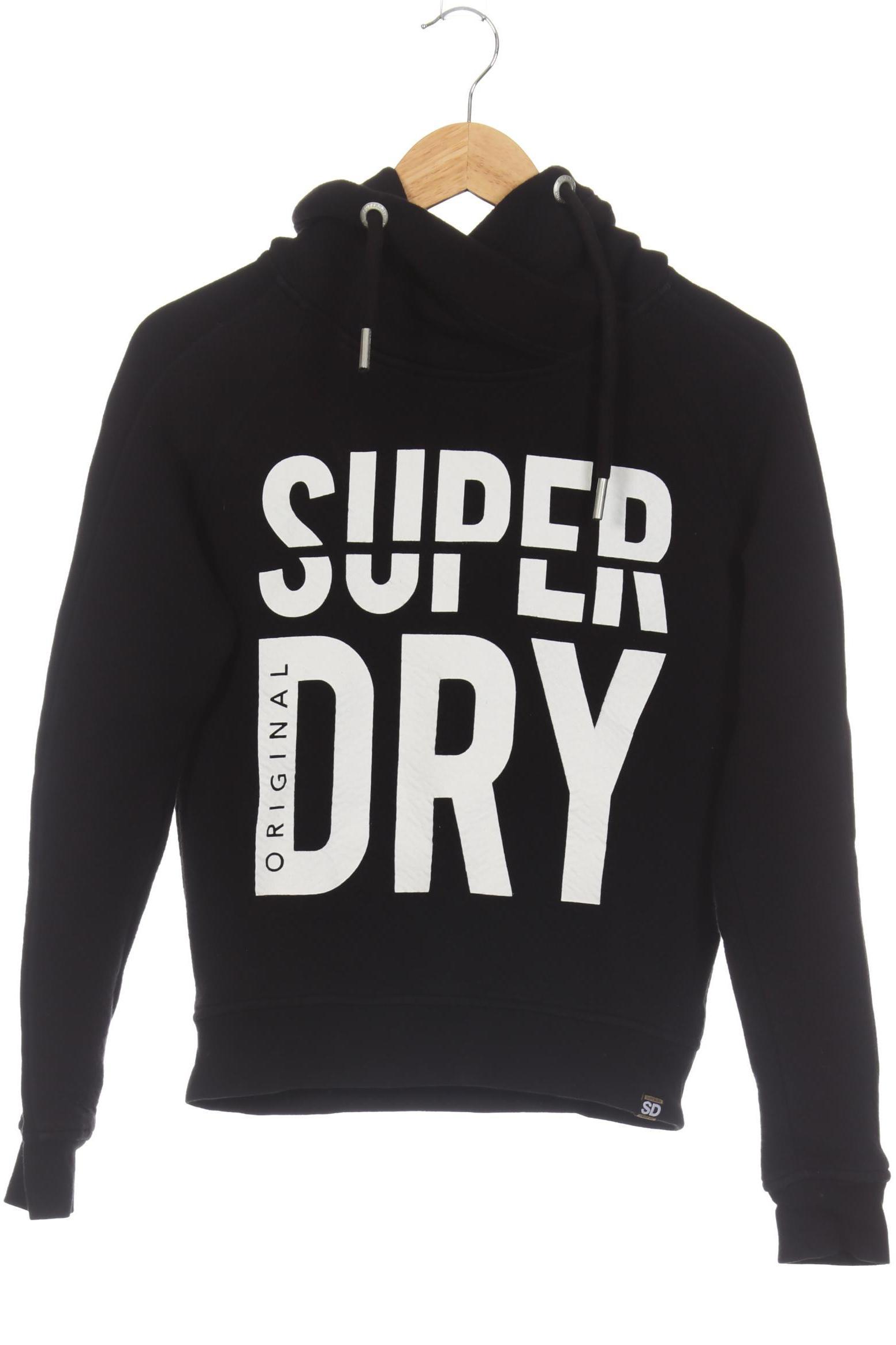 

Superdry Damen Kapuzenpullover, schwarz, Gr.