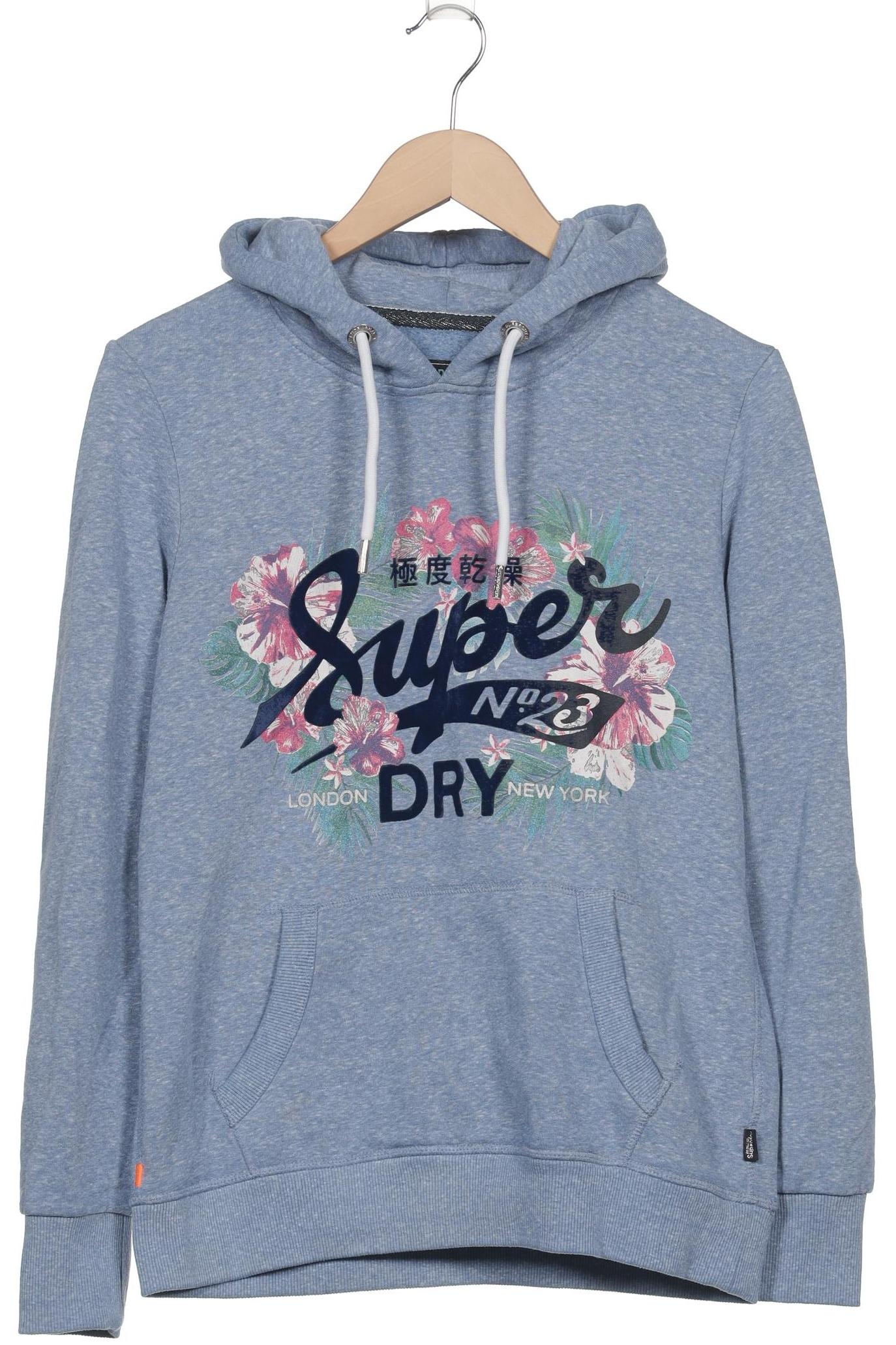 

Superdry Damen Kapuzenpullover, blau, Gr. 42