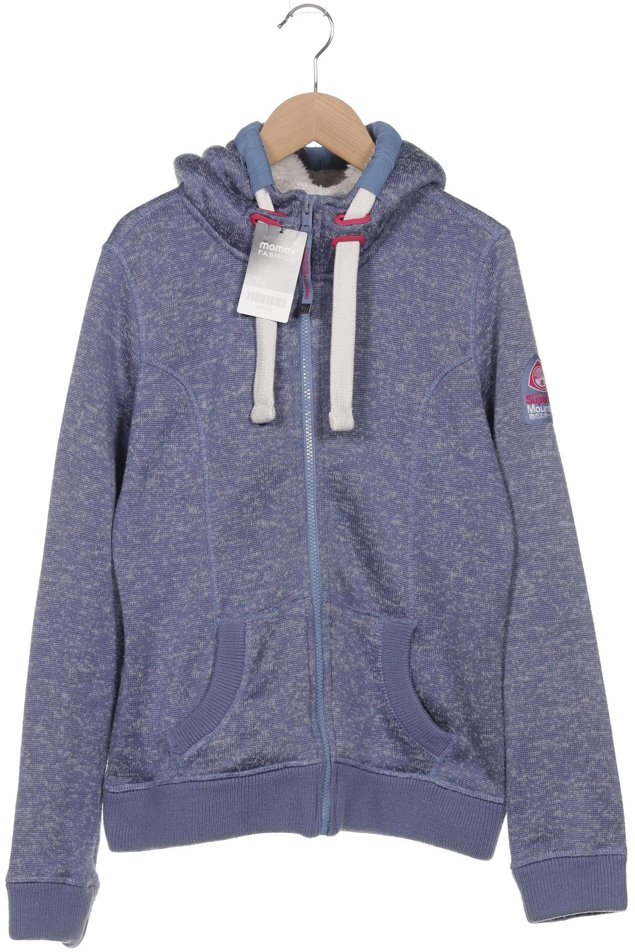 

Superdry Damen Kapuzenpullover, blau, Gr. 38