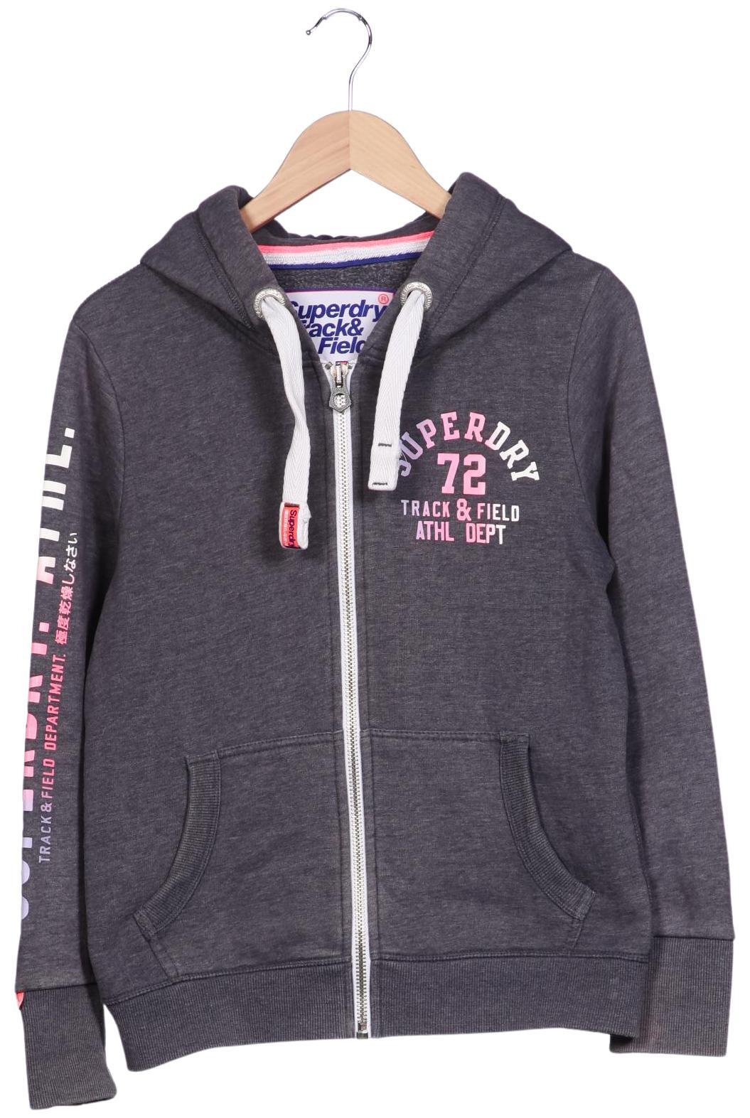 

Superdry Damen Kapuzenpullover, grau, Gr. 42