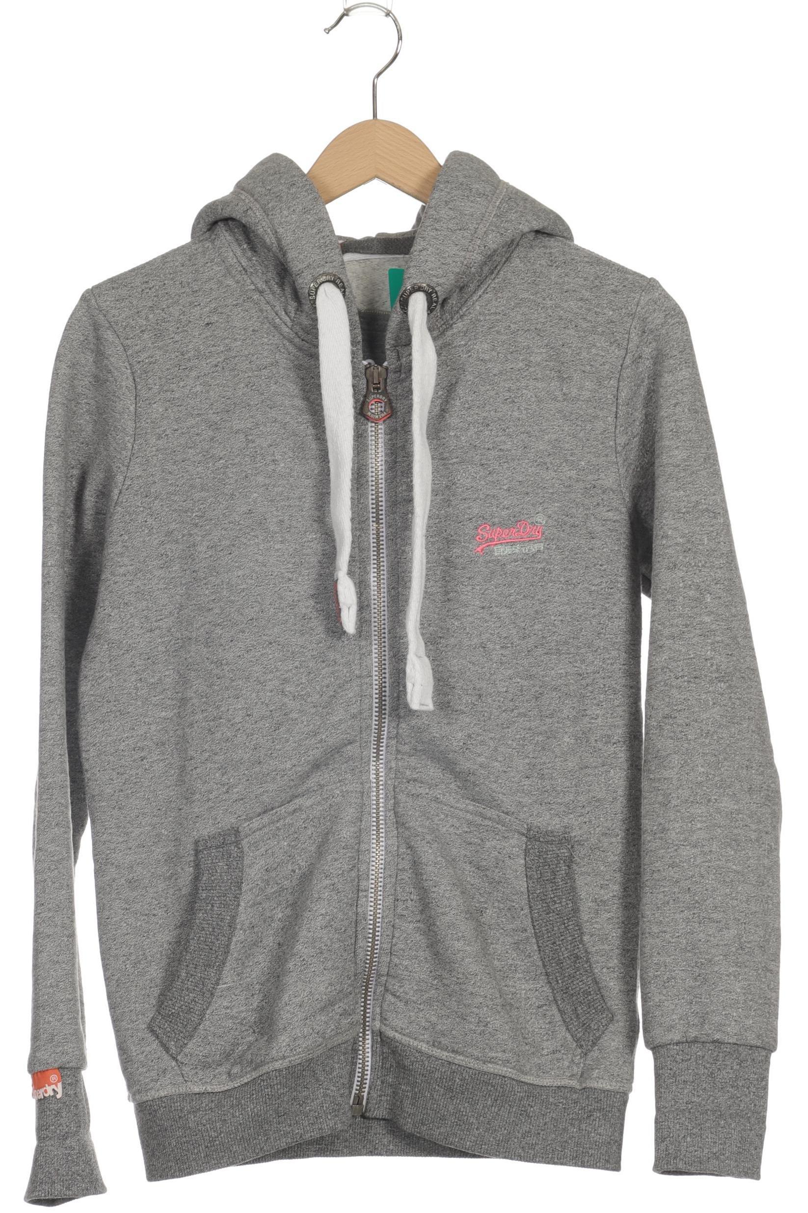 

Superdry Damen Kapuzenpullover, grau, Gr.
