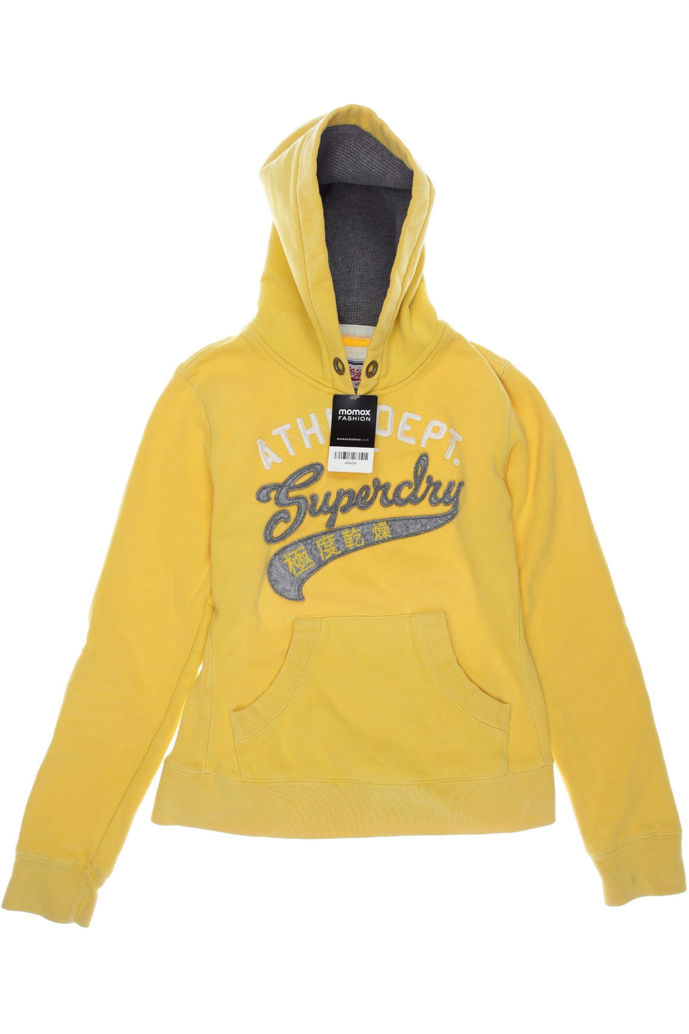 

Superdry Damen Kapuzenpullover, gelb, Gr. 36