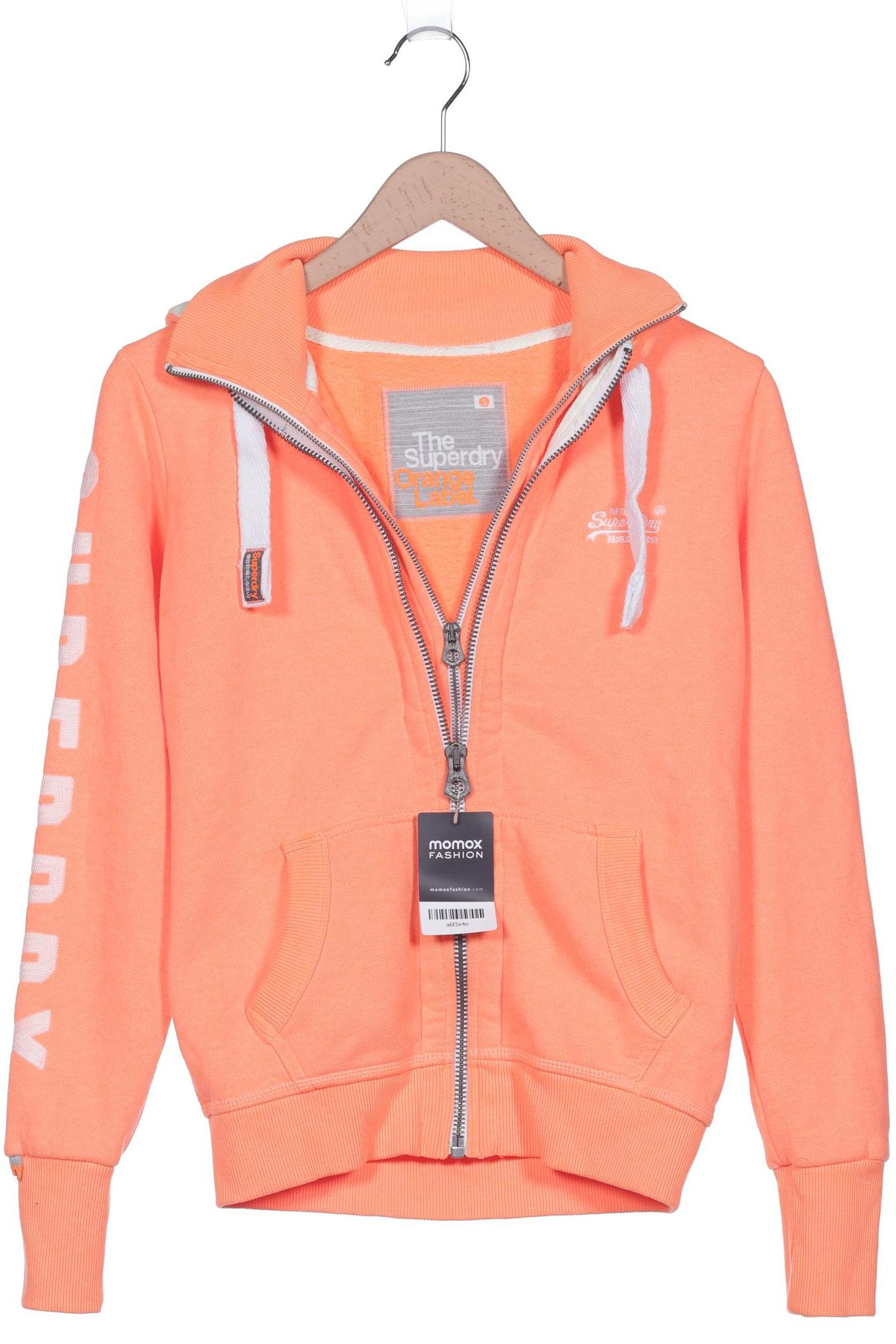 

Superdry Damen Kapuzenpullover, orange, Gr. 36