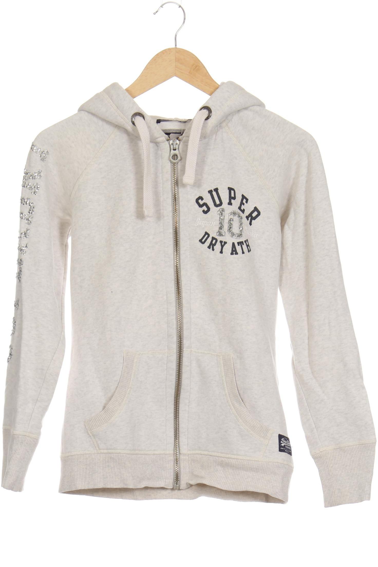 

Superdry Damen Kapuzenpullover, grau, Gr.