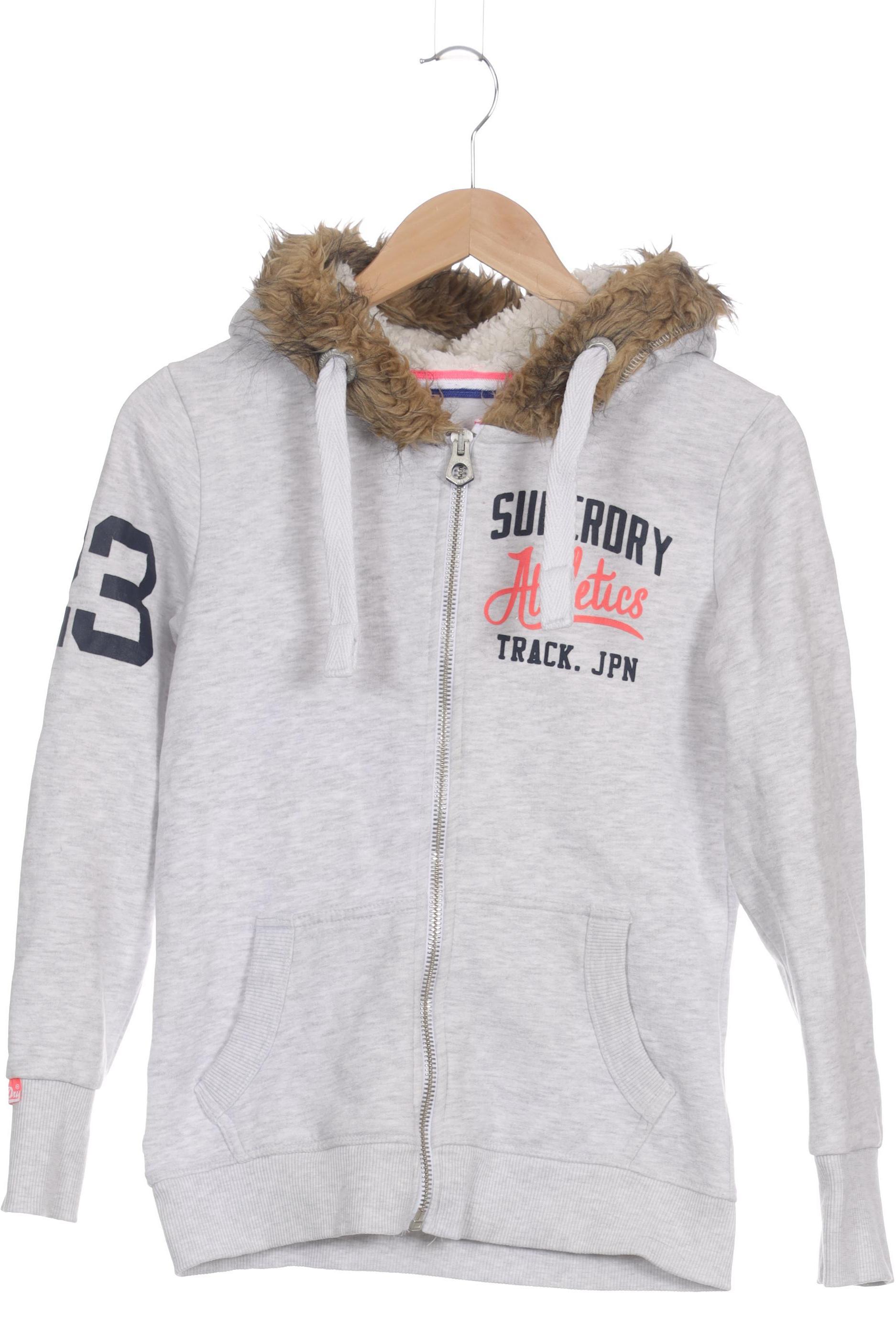 

Superdry Damen Kapuzenpullover, silber, Gr.