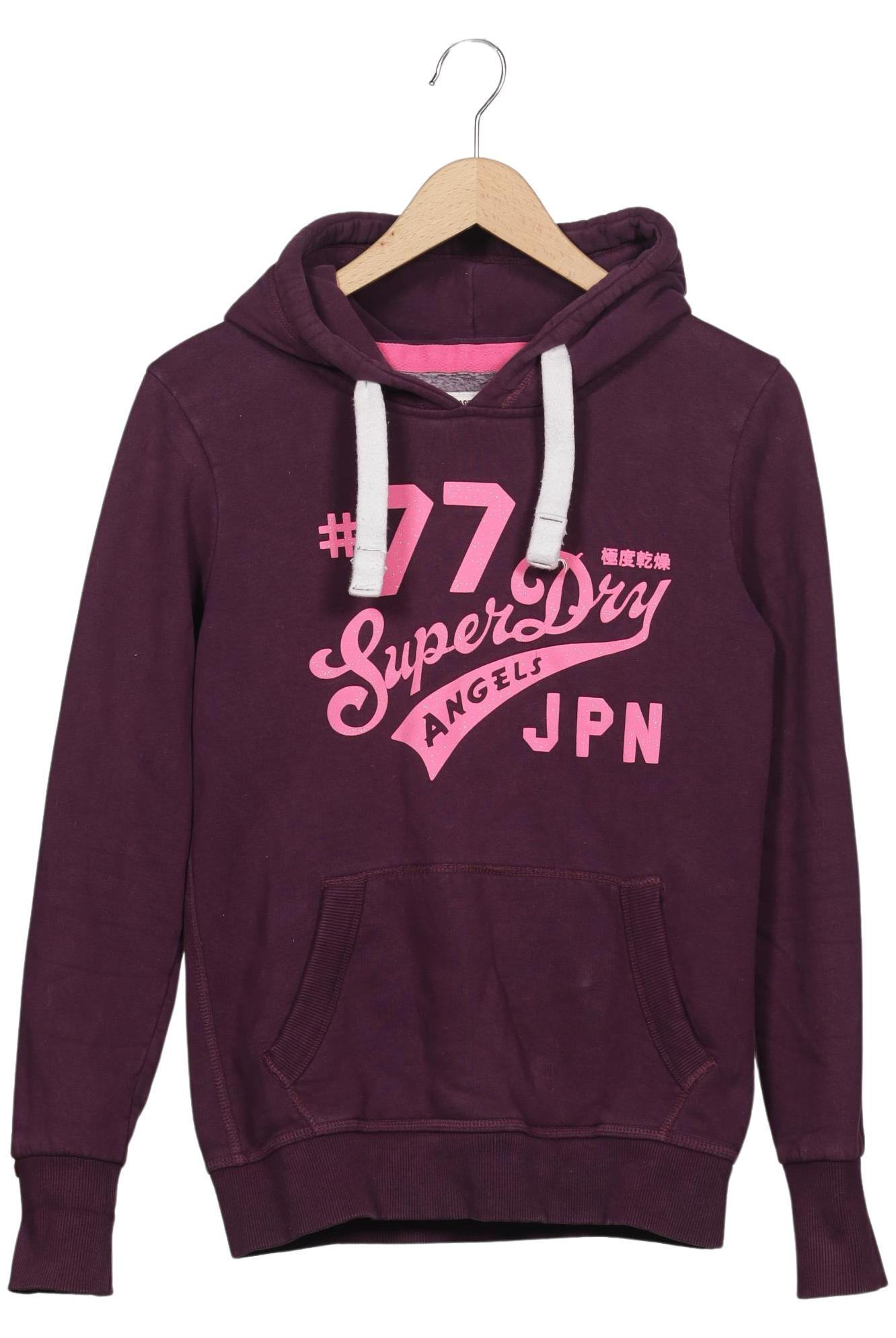 

Superdry Damen Kapuzenpullover, flieder, Gr. 38