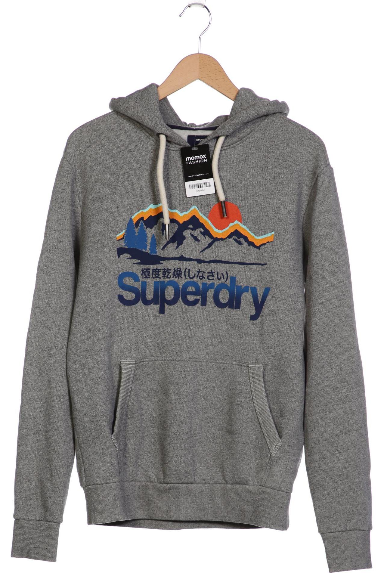 

Superdry Damen Kapuzenpullover, grau, Gr. 42