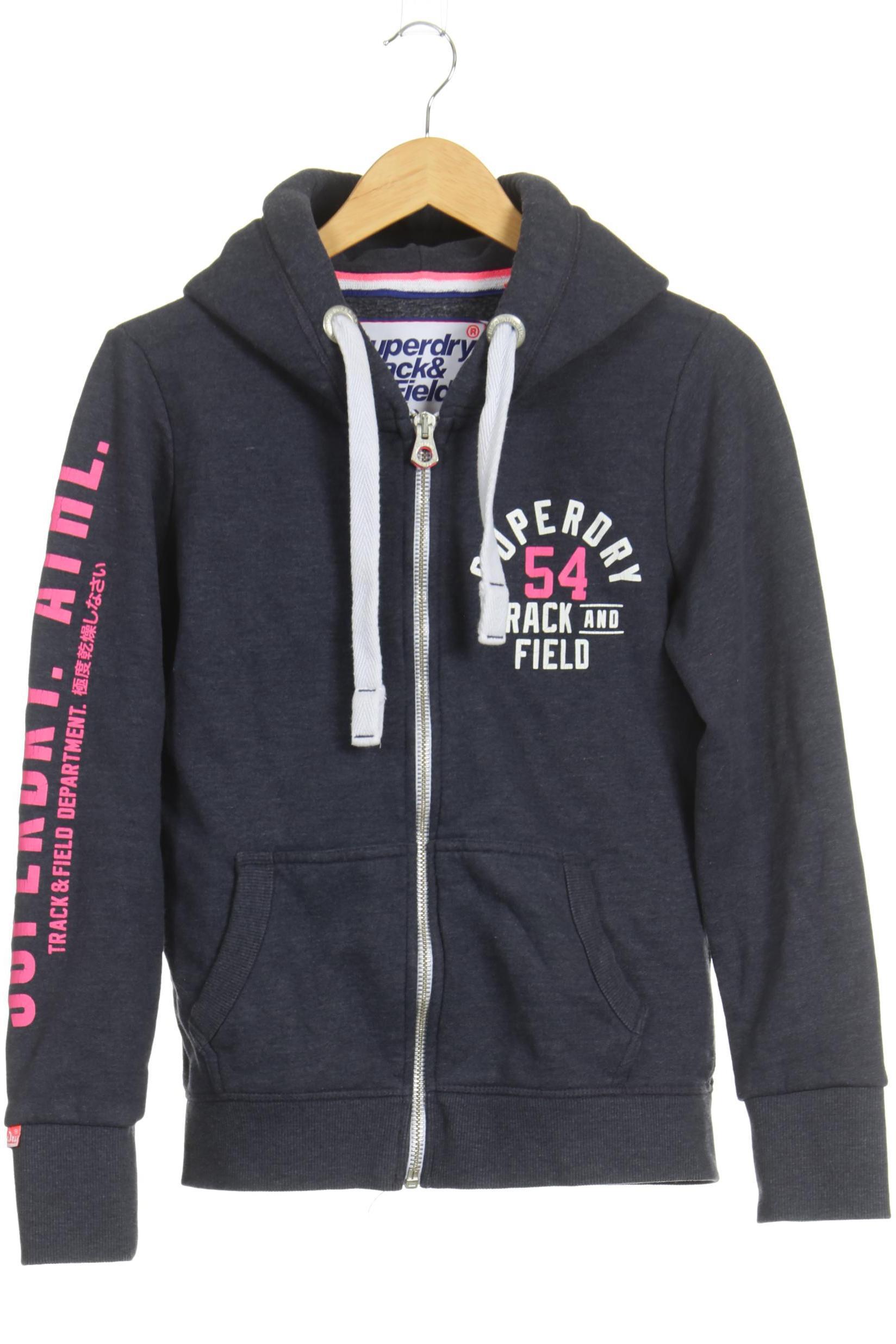 

Superdry Damen Kapuzenpullover, grau, Gr.