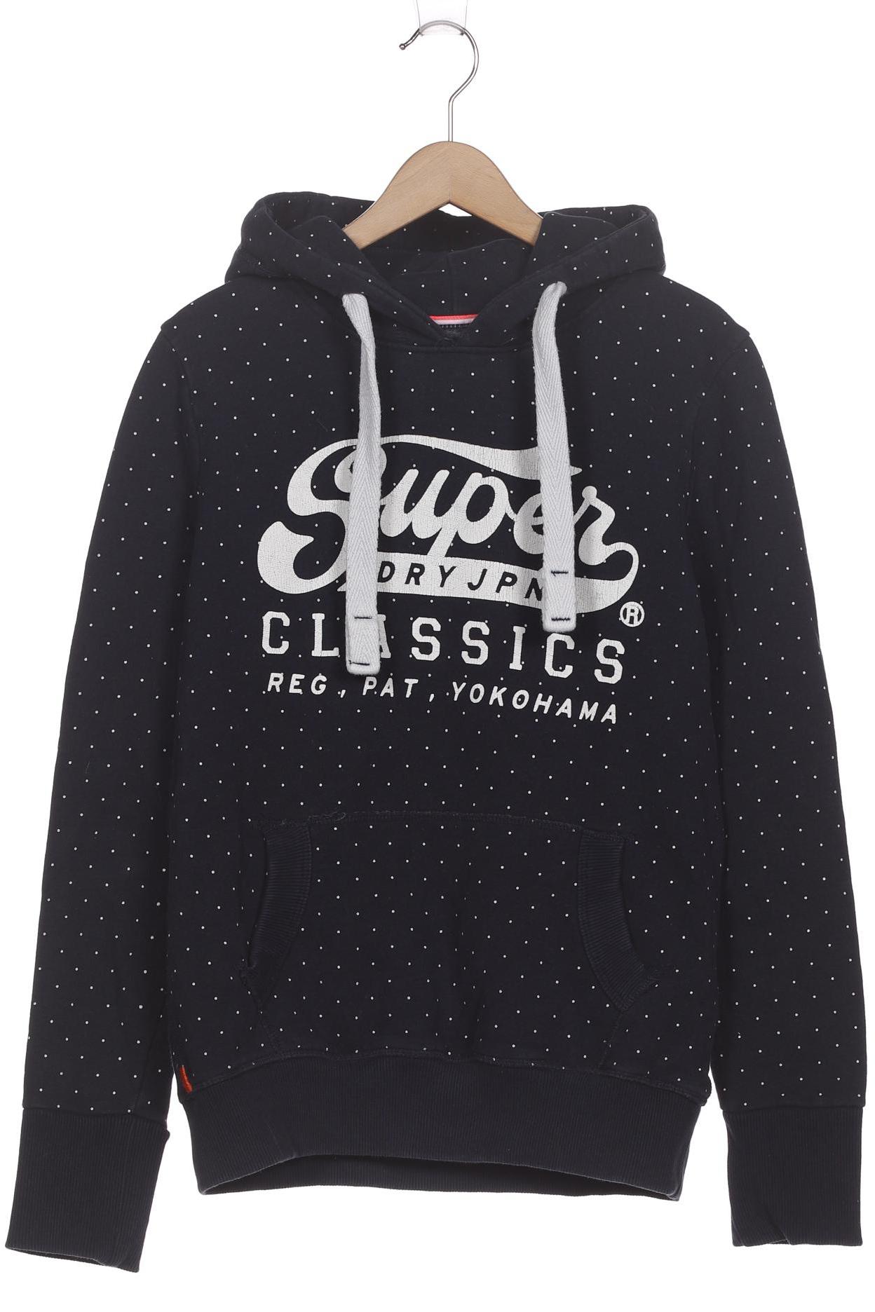 

Superdry Damen Kapuzenpullover, blau, Gr. 38