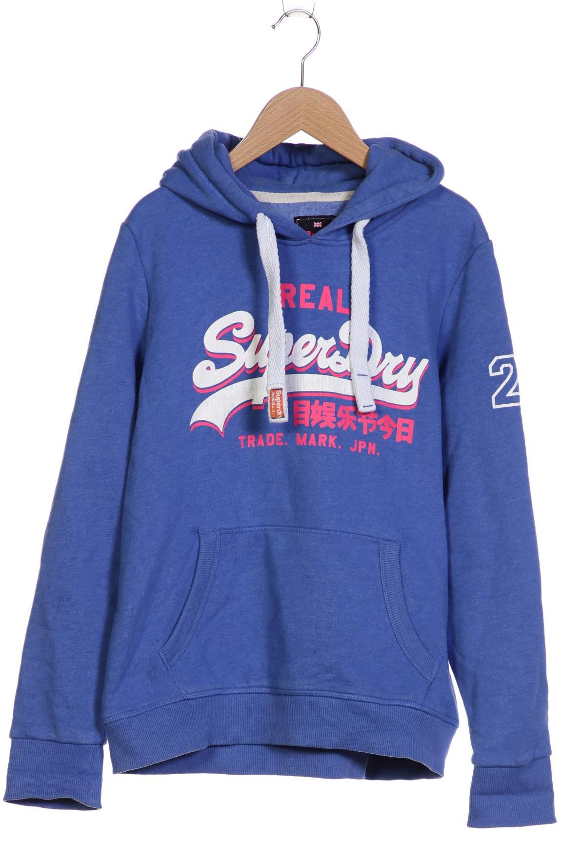 

Superdry Damen Kapuzenpullover, blau, Gr. 42