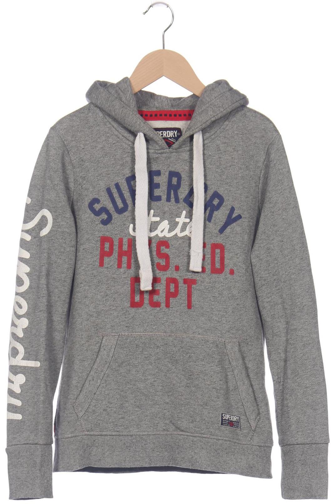 

Superdry Damen Kapuzenpullover, grau, Gr. 36