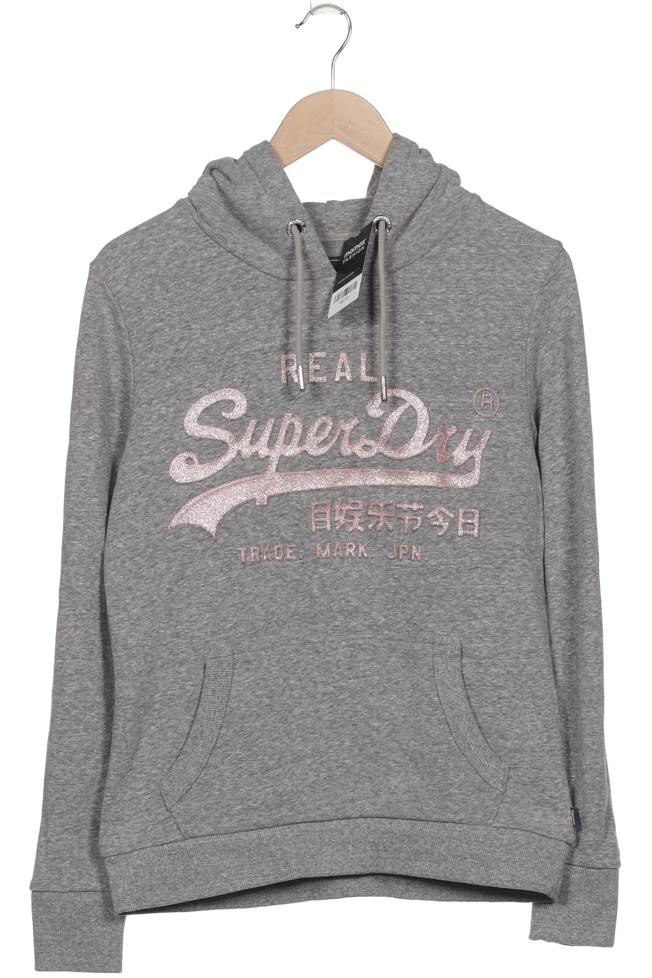 

Superdry Damen Kapuzenpullover, grau, Gr. 40