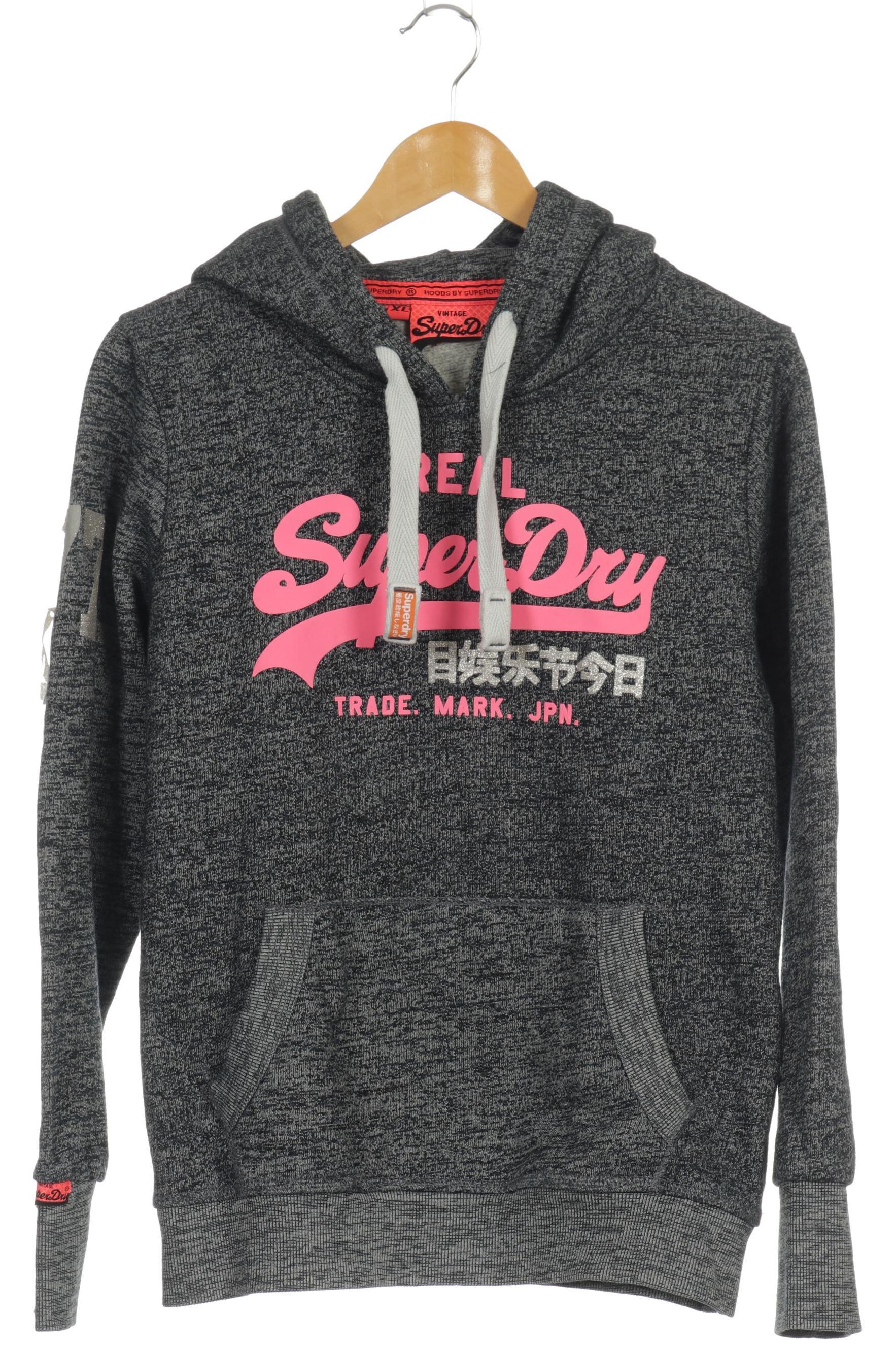 

Superdry Damen Kapuzenpullover, blau, Gr.