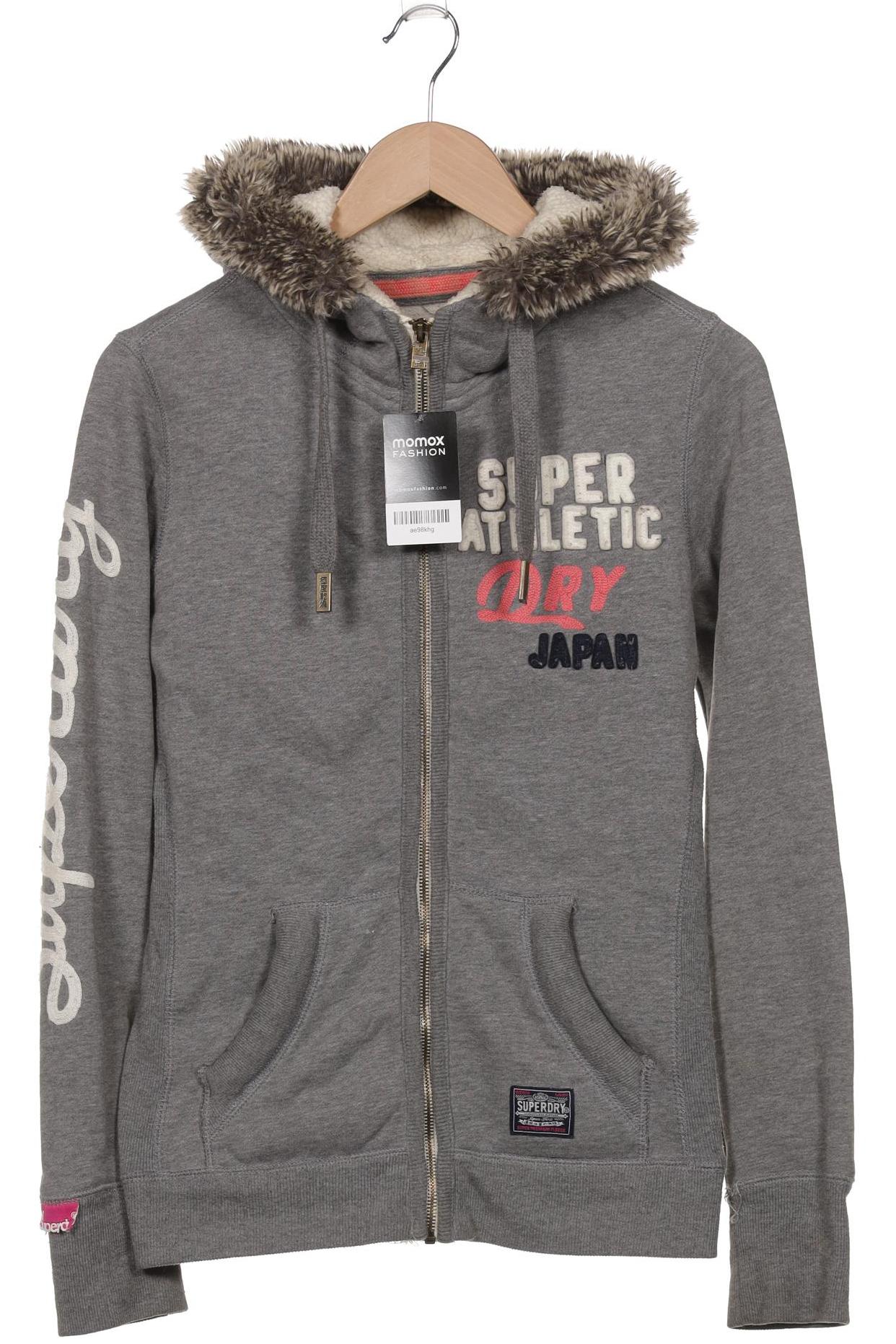 

Superdry Damen Kapuzenpullover, grau, Gr. 38