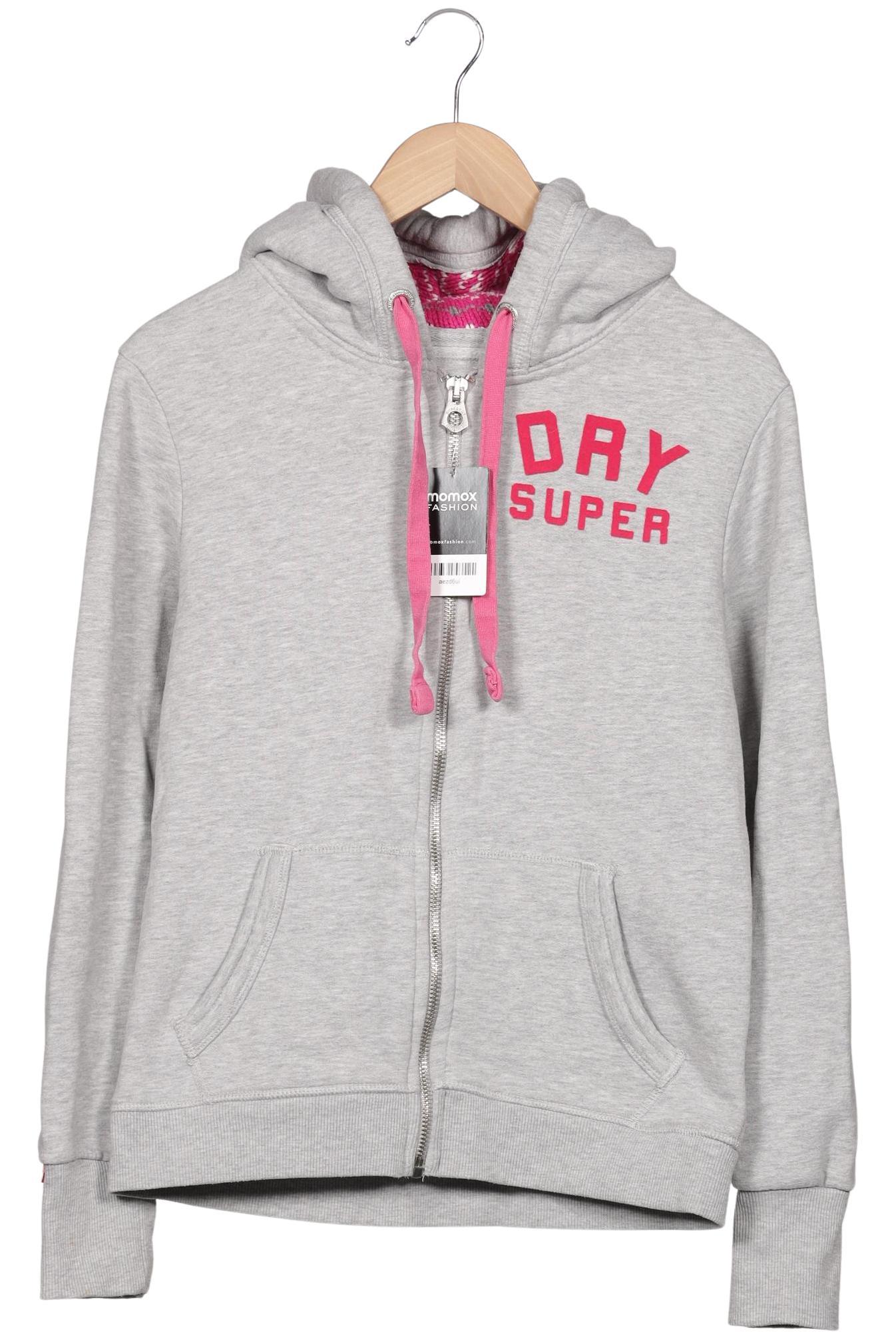 

Superdry Damen Kapuzenpullover, grau, Gr. 42