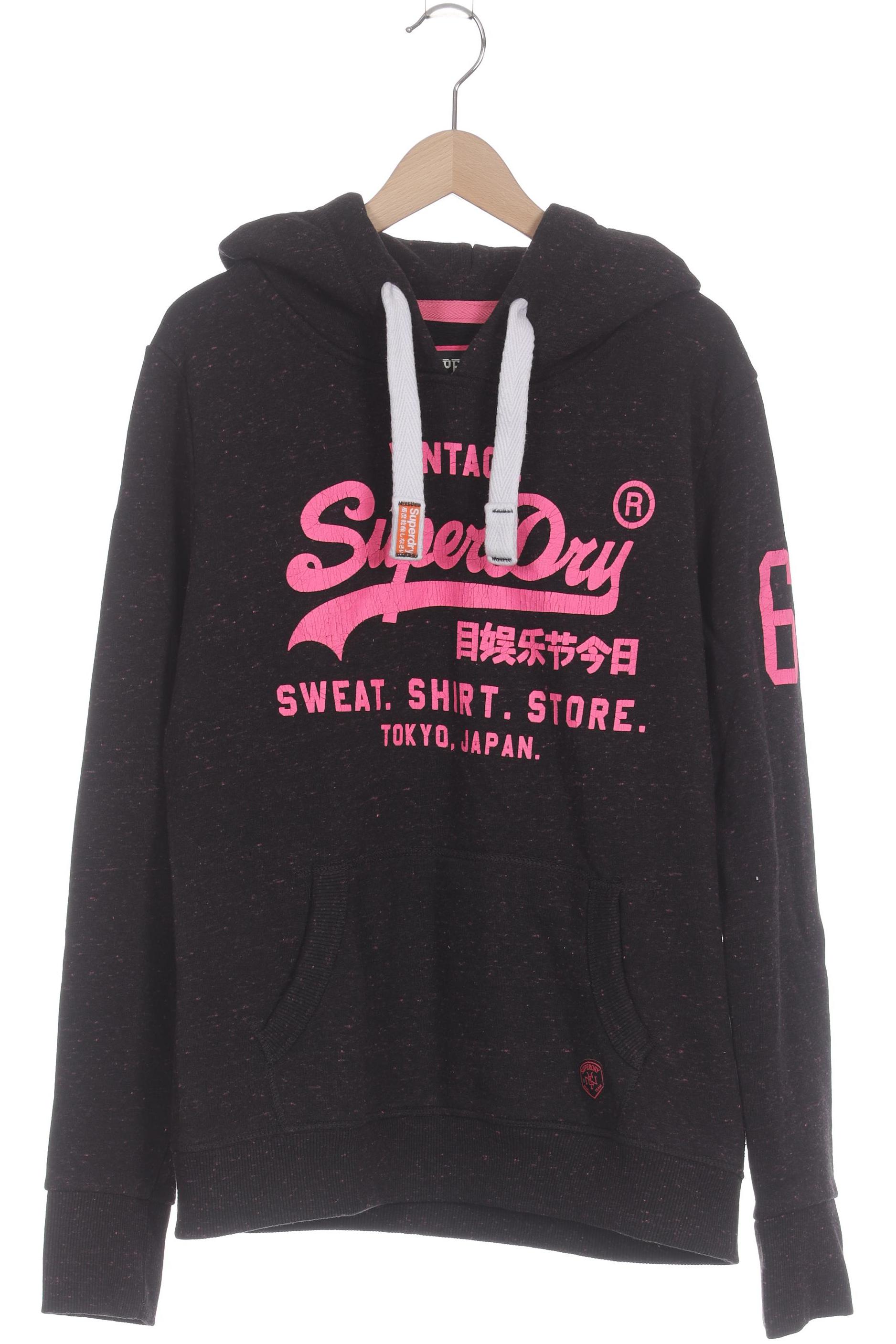 

Superdry Damen Kapuzenpullover, schwarz, Gr.