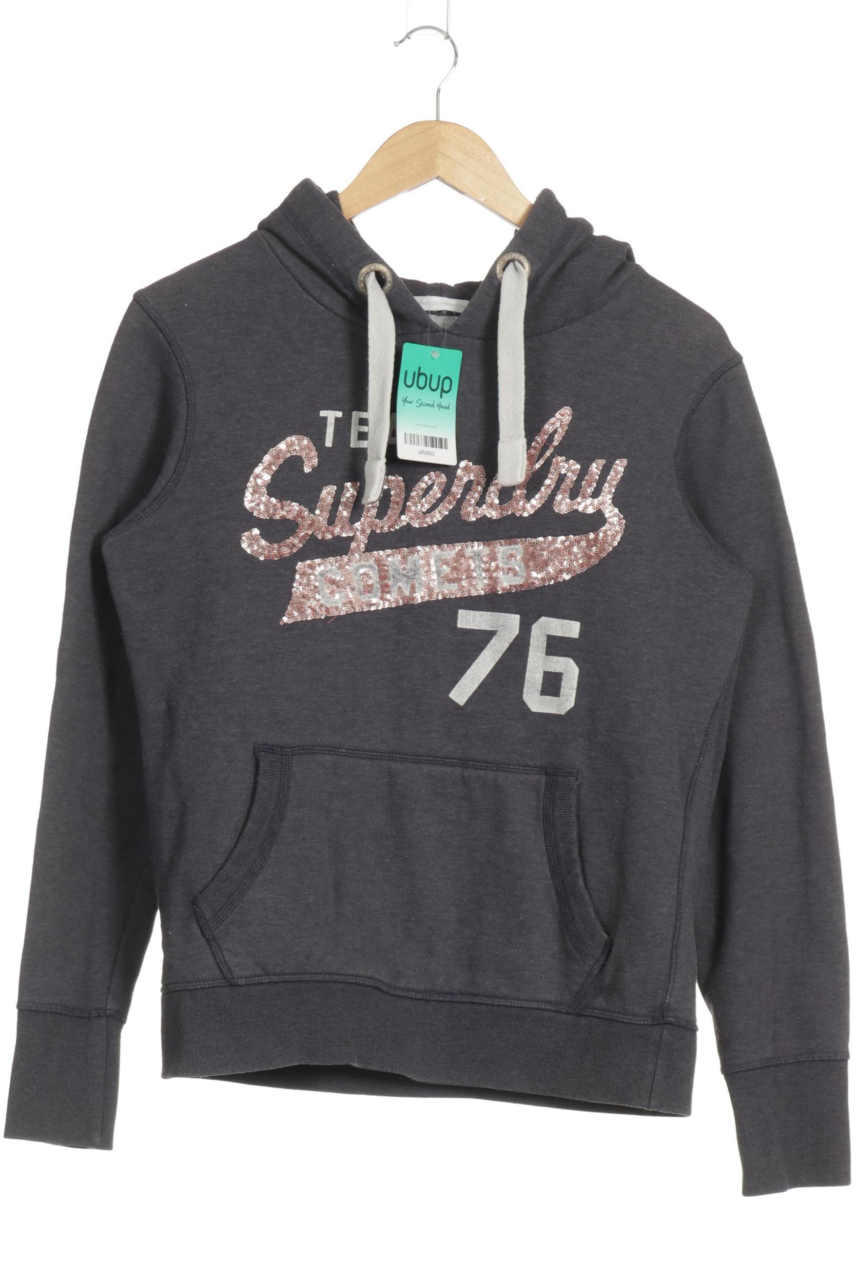

Superdry Damen Kapuzenpullover, grau, Gr.