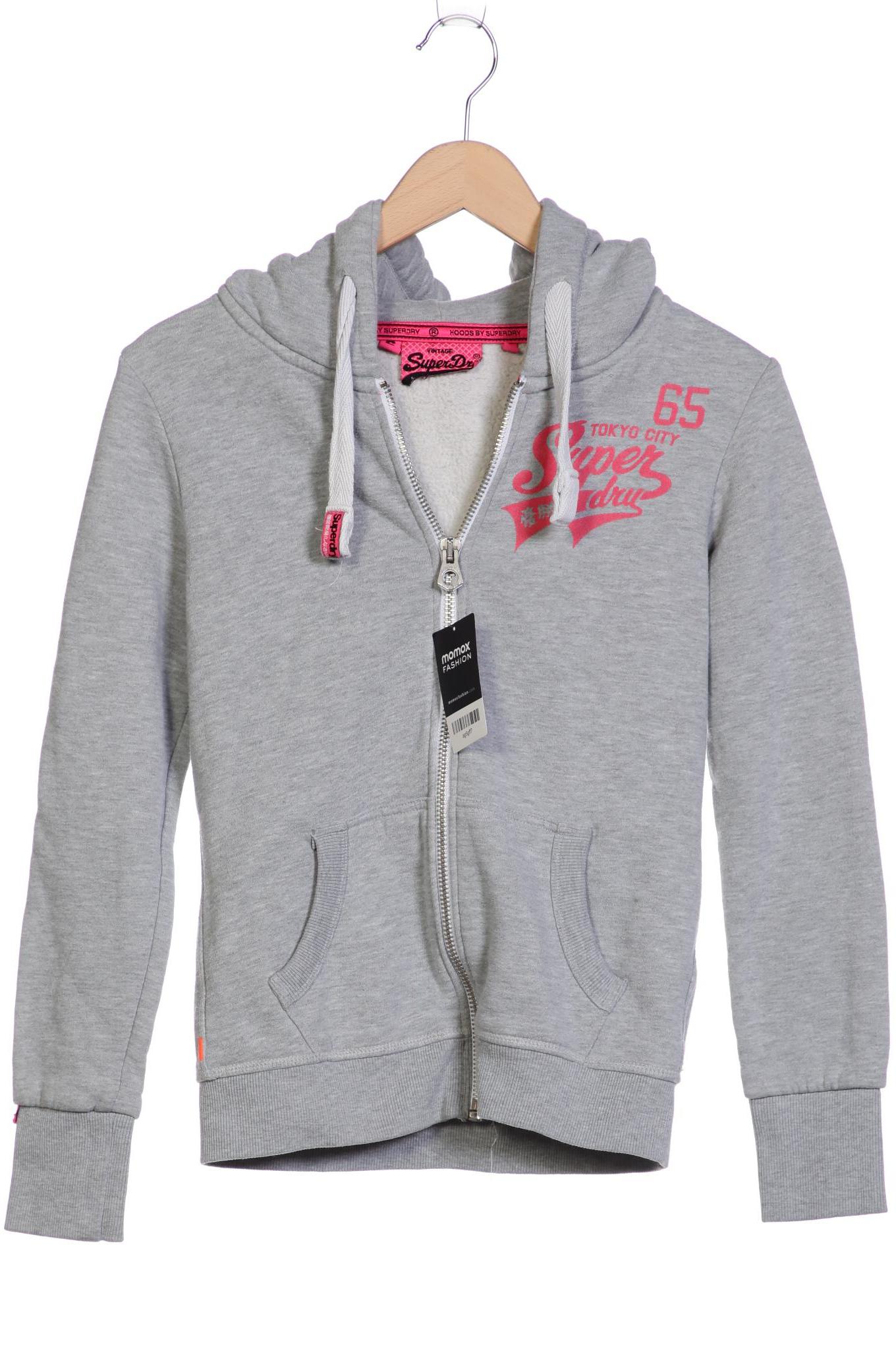 

Superdry Damen Kapuzenpullover, grau