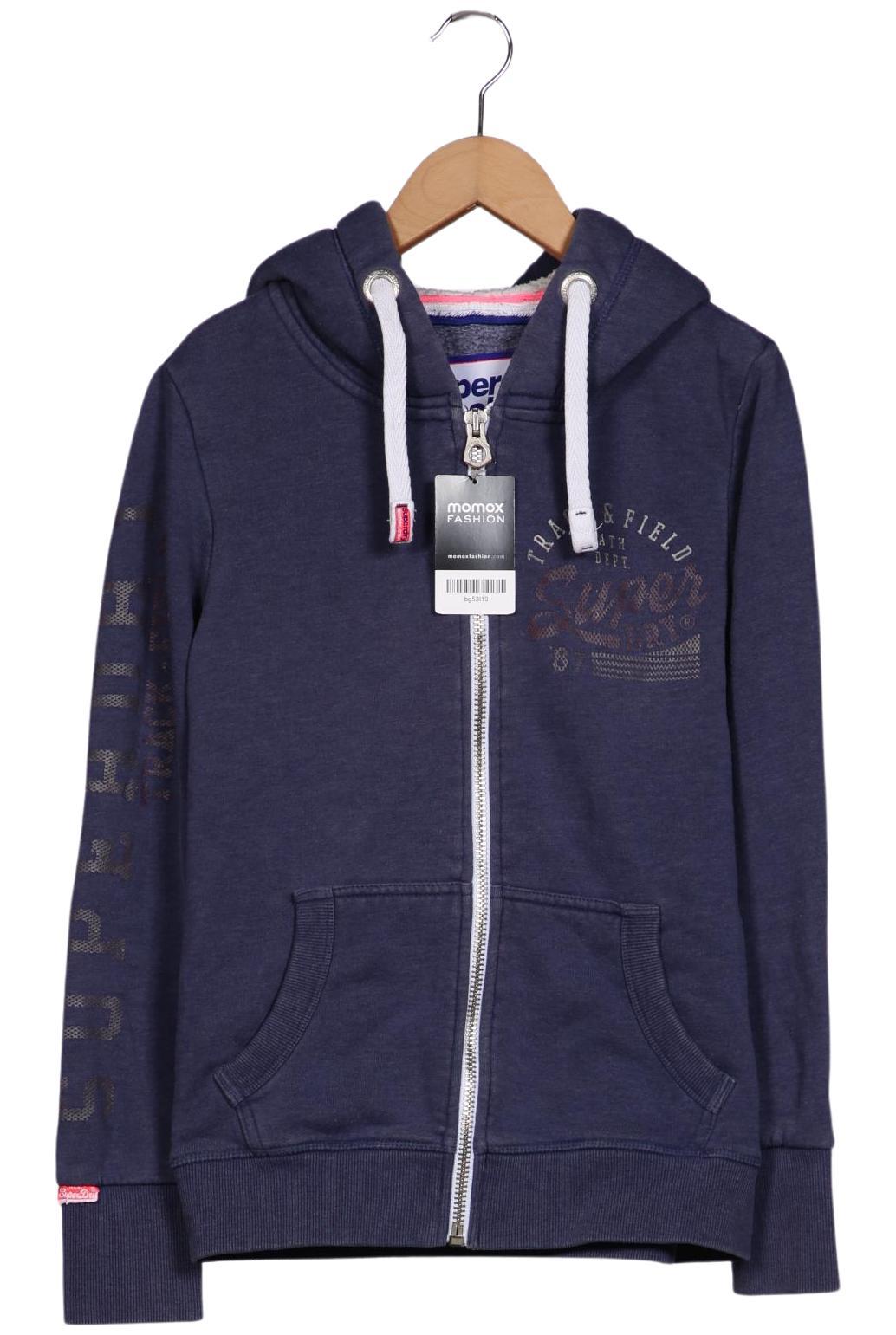 

Superdry Damen Kapuzenpullover, blau, Gr. 40
