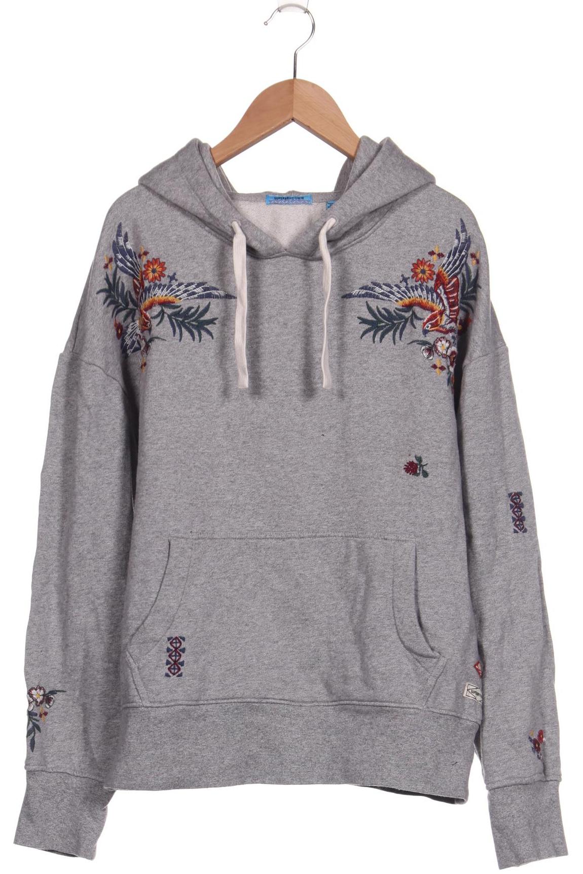 

Superdry Damen Kapuzenpullover, grau, Gr. 40