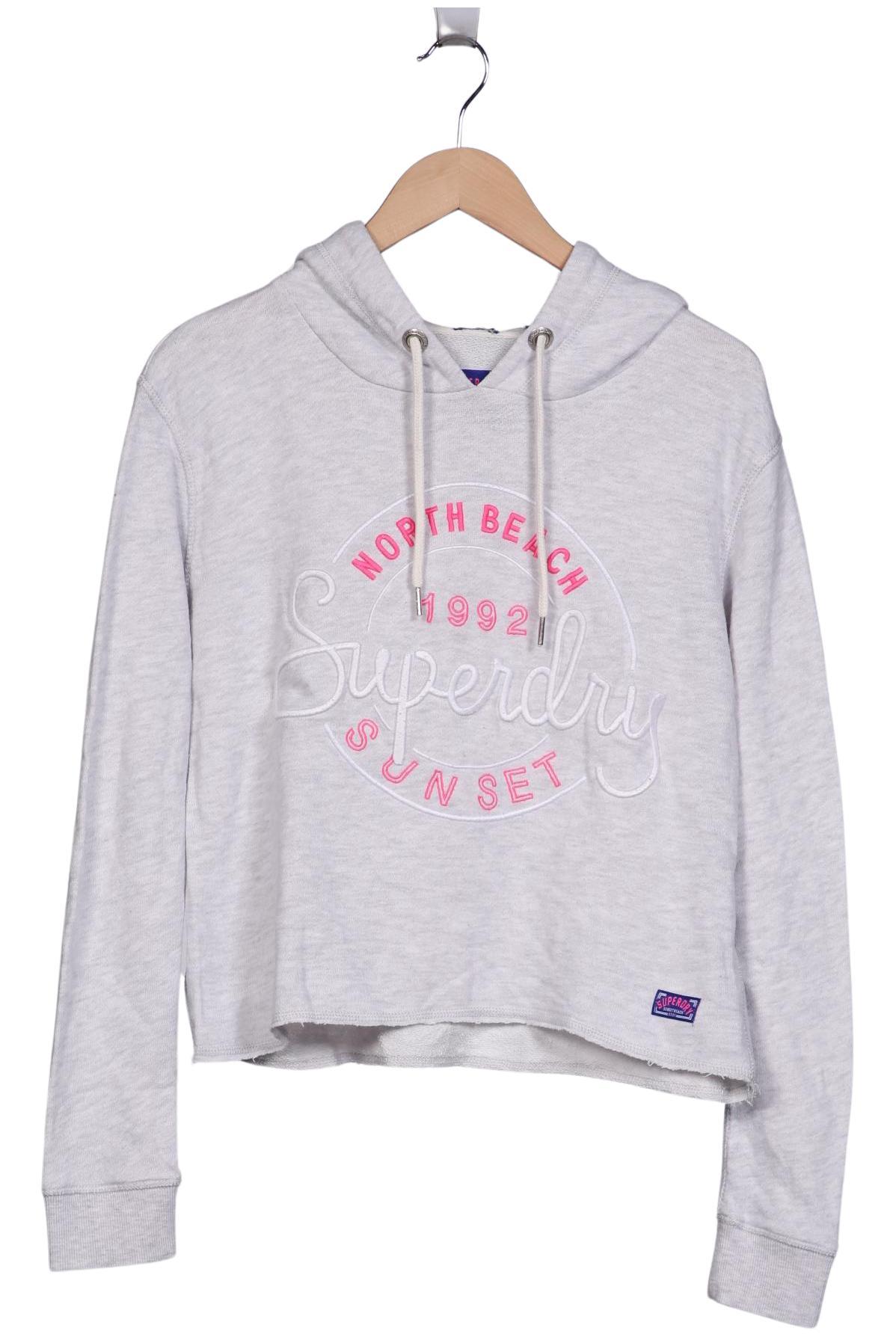 

Superdry Damen Kapuzenpullover, grau, Gr. 38