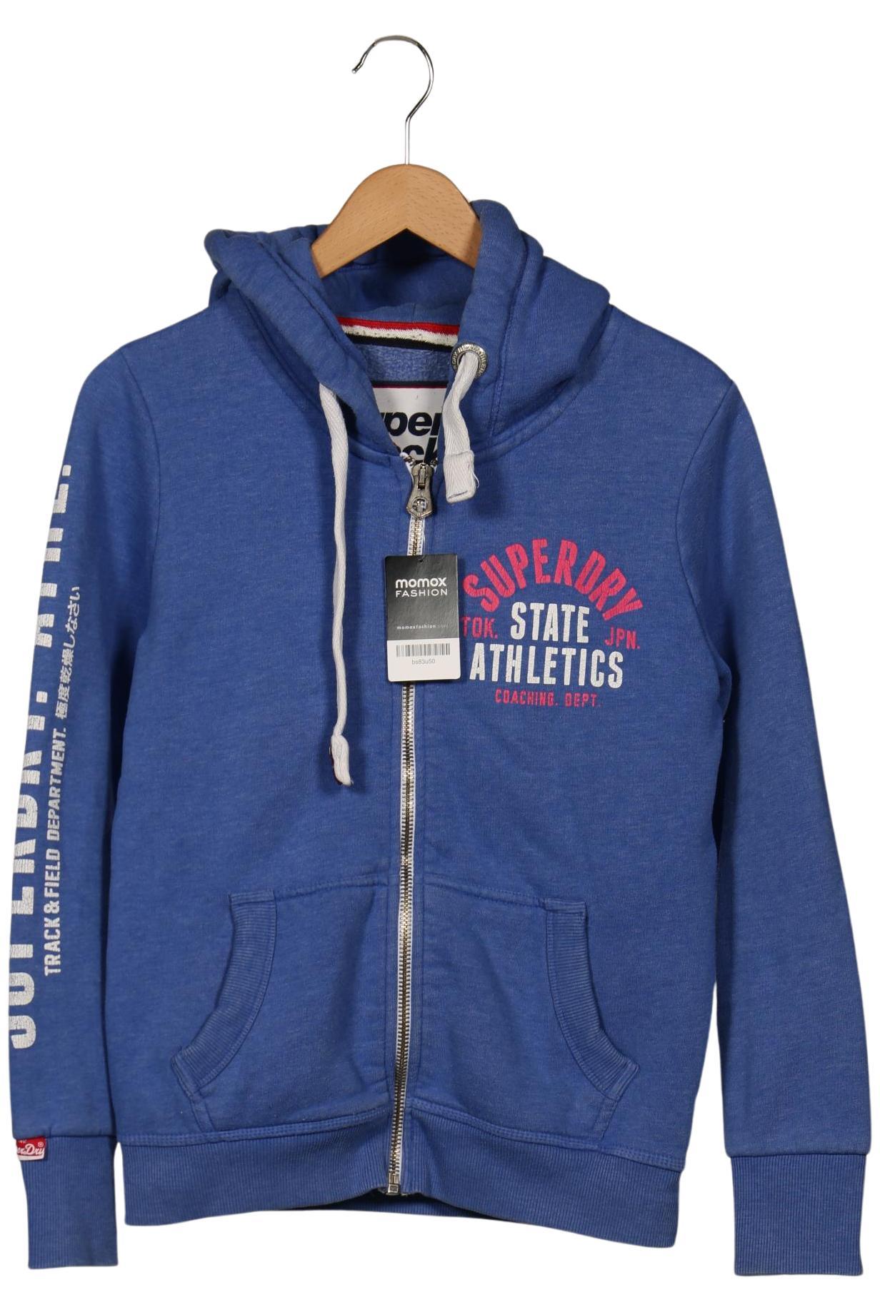 

Superdry Damen Kapuzenpullover, blau, Gr. 38