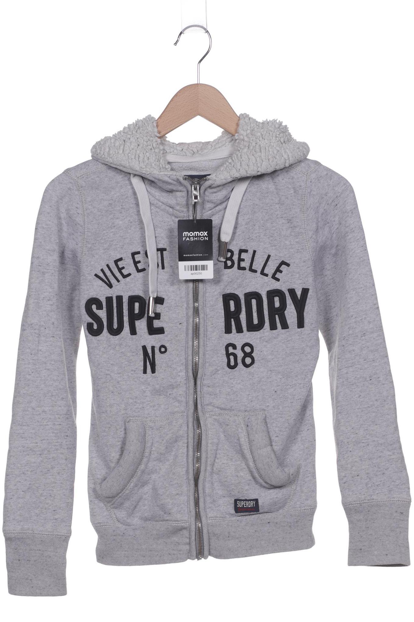 

Superdry Damen Kapuzenpullover, grau, Gr. 36