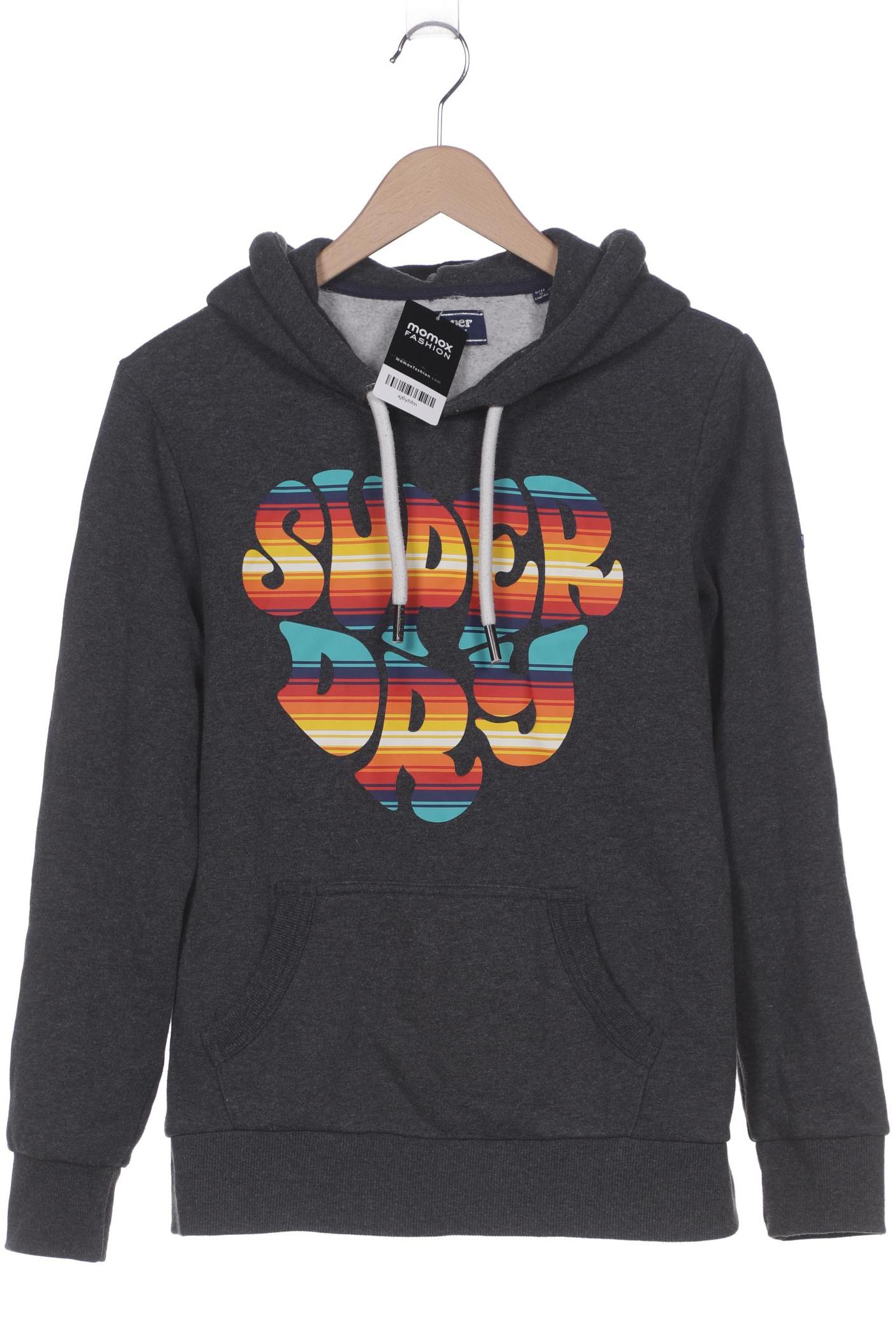 

Superdry Damen Kapuzenpullover, grau, Gr. 40
