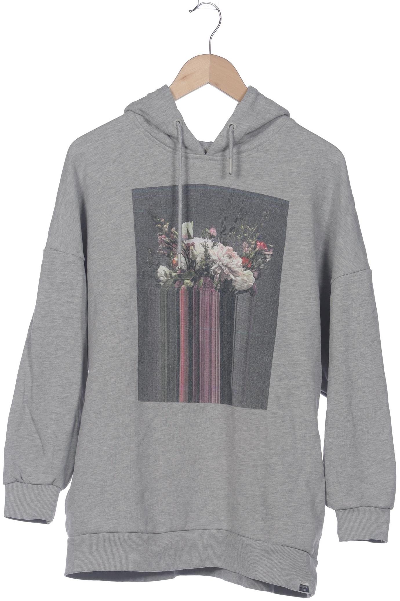 

Superdry Damen Kapuzenpullover, grau, Gr. 38