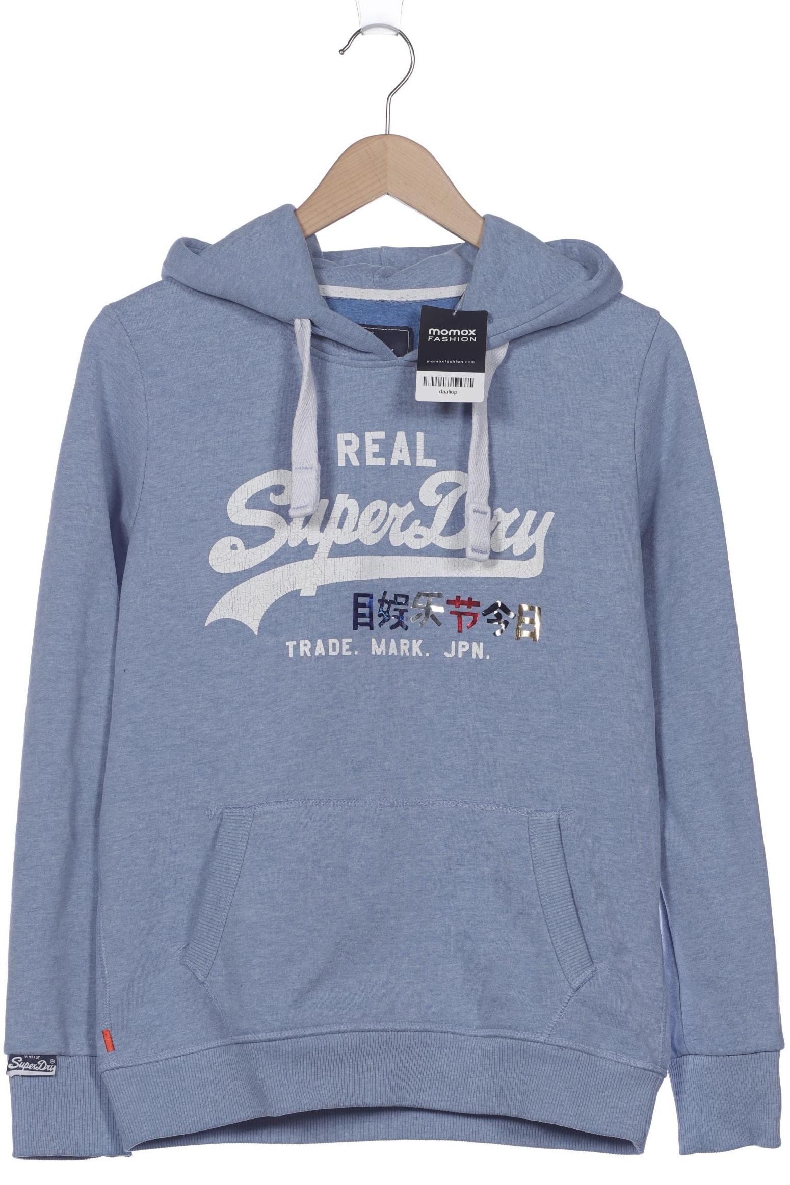 

Superdry Damen Kapuzenpullover, hellblau, Gr. 38