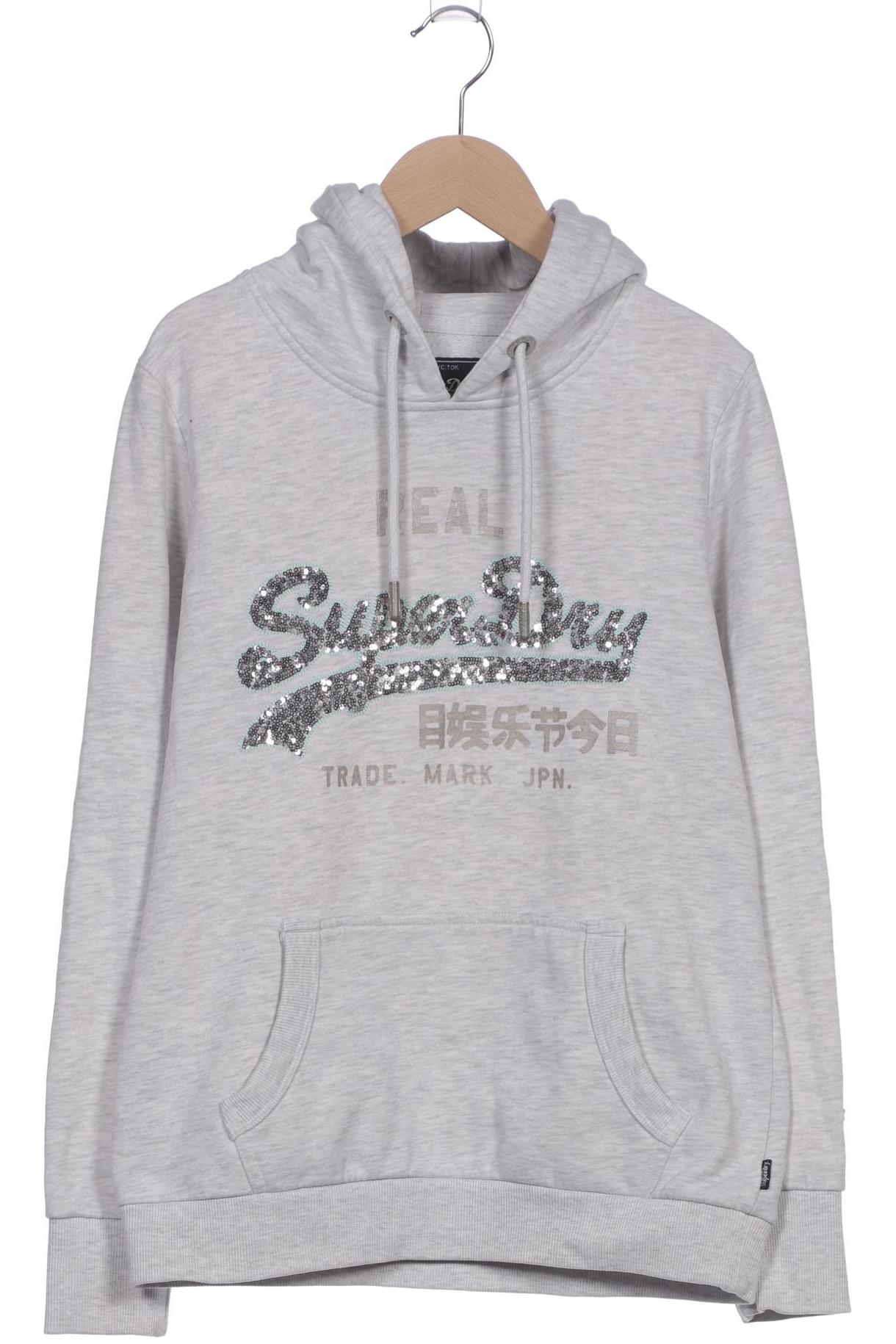 

Superdry Damen Kapuzenpullover, grau, Gr. 40