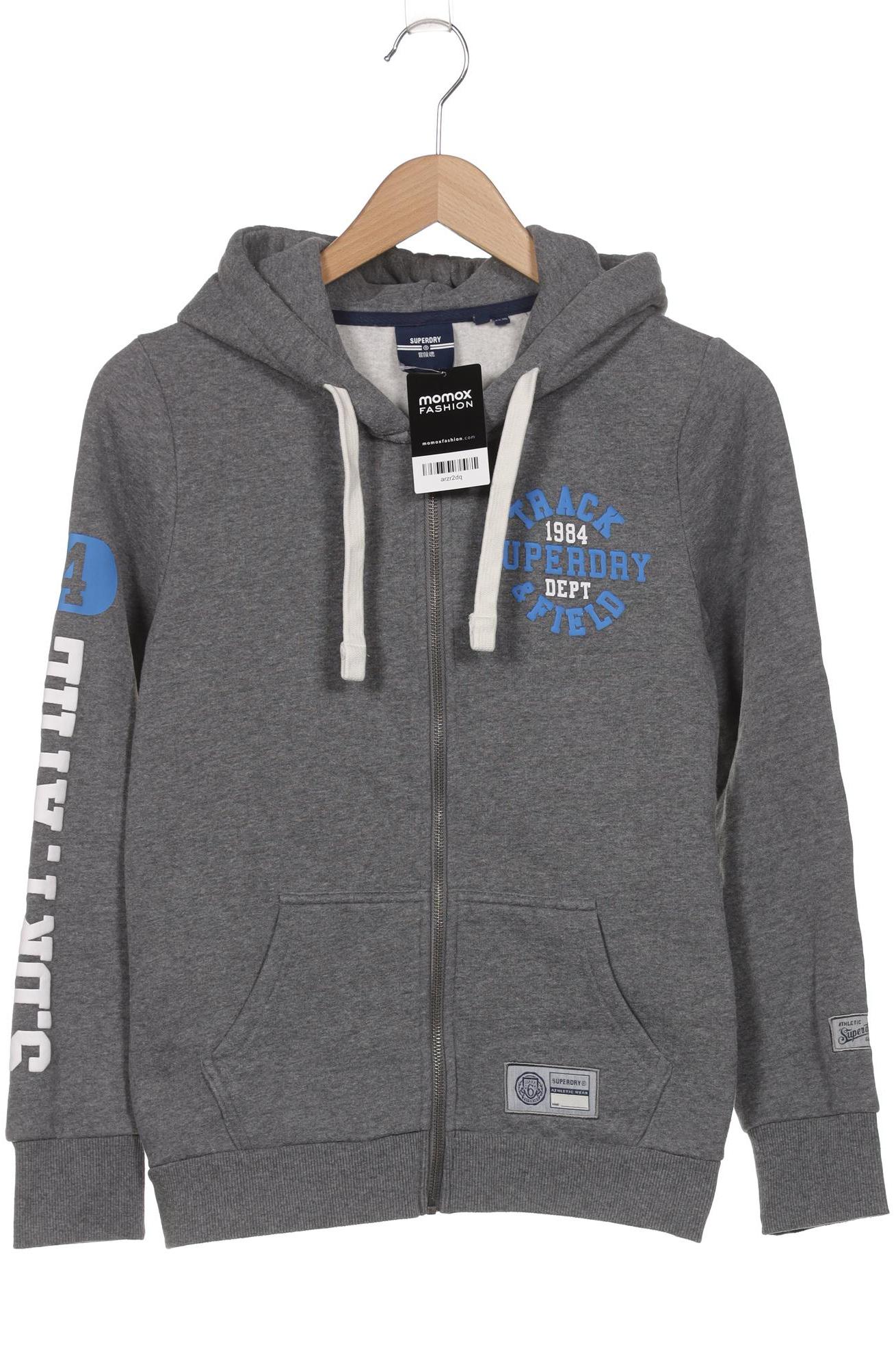 

Superdry Damen Kapuzenpullover, grau, Gr. 38