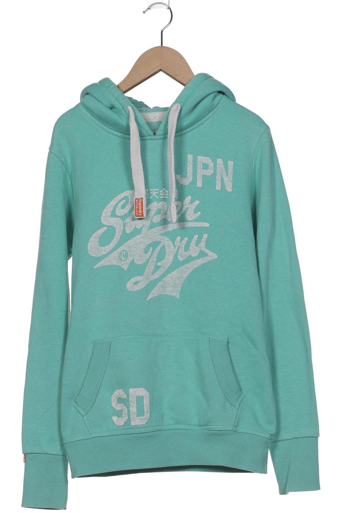 

Superdry Damen Kapuzenpullover, türkis, Gr. 38