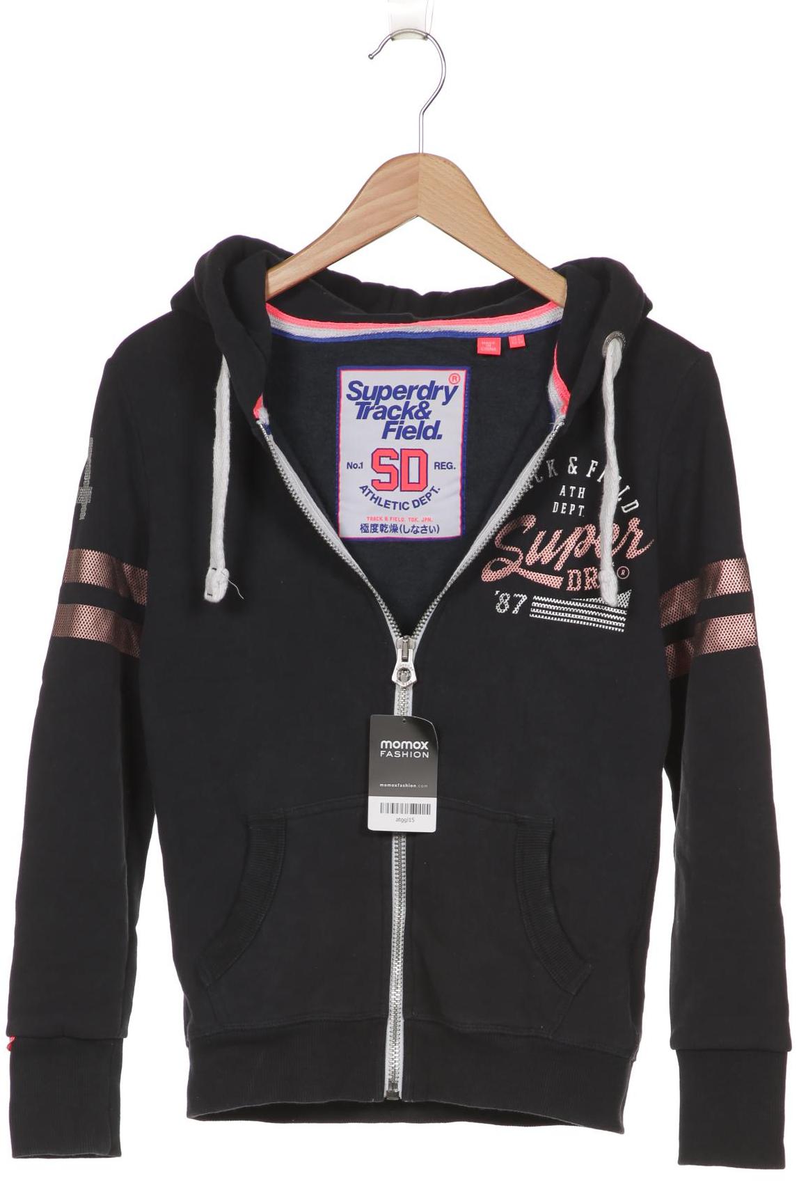 

Superdry Damen Kapuzenpullover, schwarz, Gr. 38