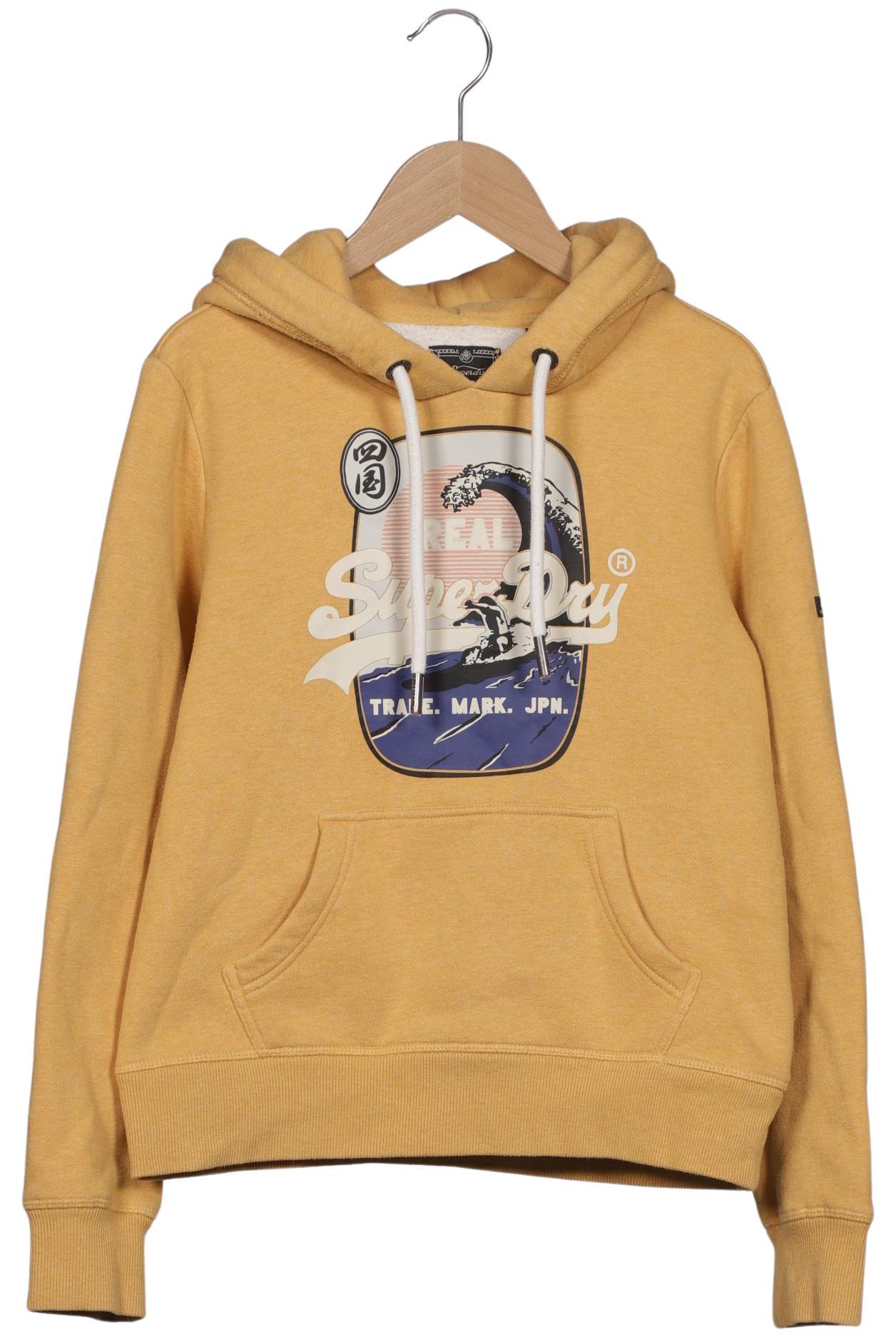 

Superdry Damen Kapuzenpullover, gelb, Gr. 36