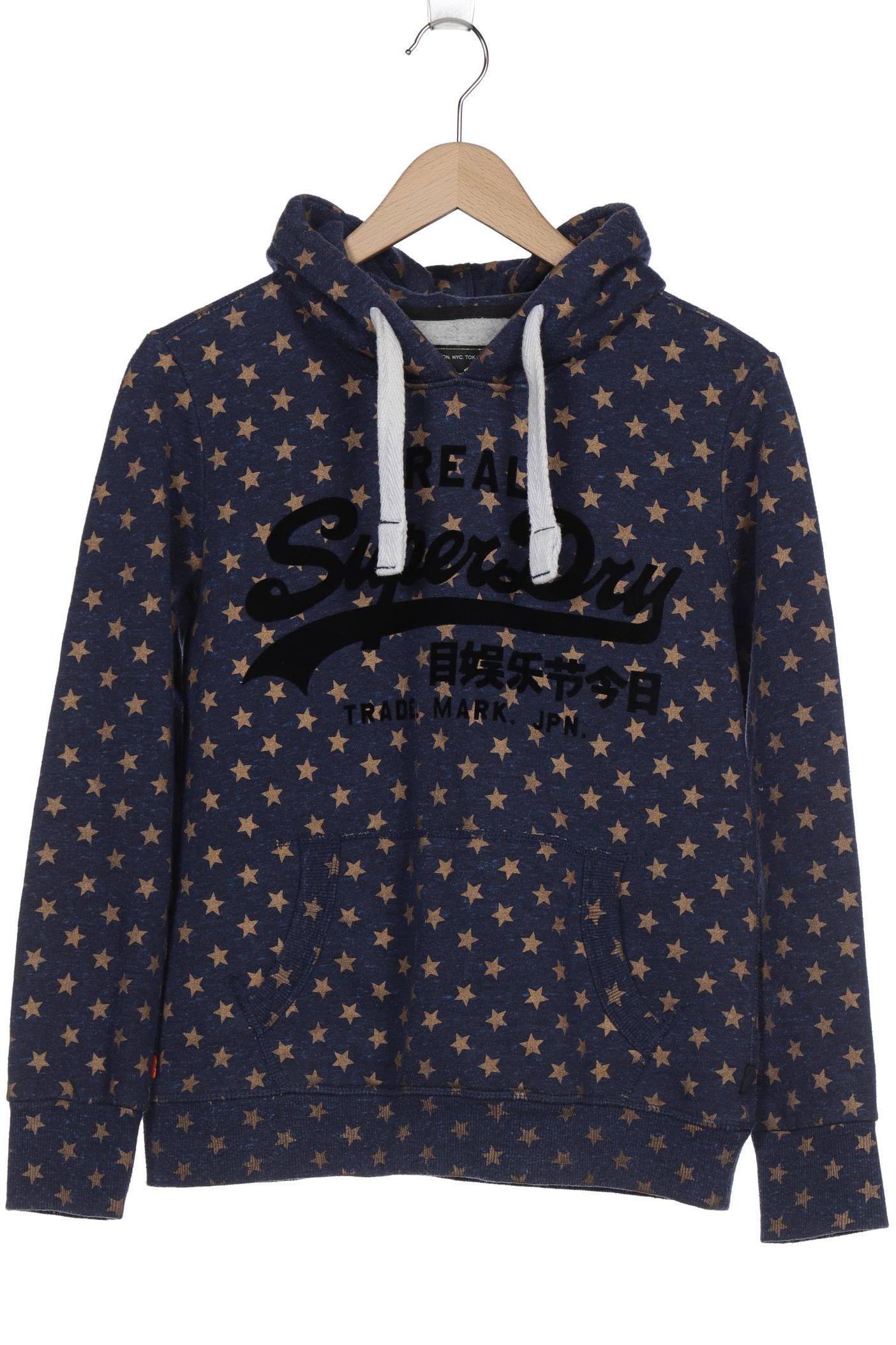 

Superdry Damen Kapuzenpullover, blau, Gr. 42